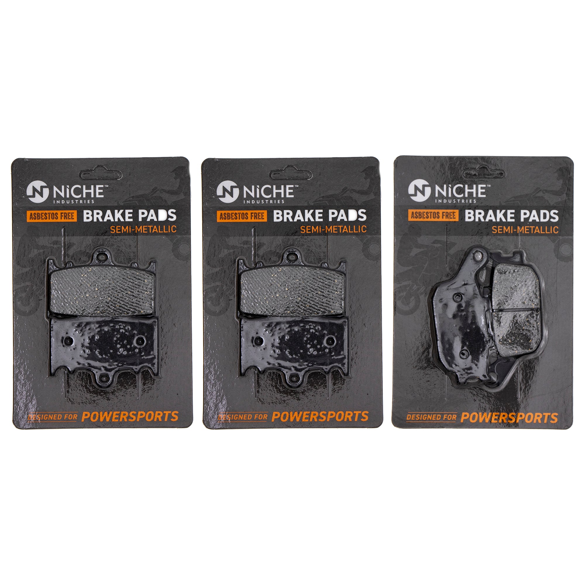 Semi-Metallic Brake Pad Set Front/Rear for zOTHER Suzuki Kawasaki Versys SV1000S SV1000 NICHE MK1002458