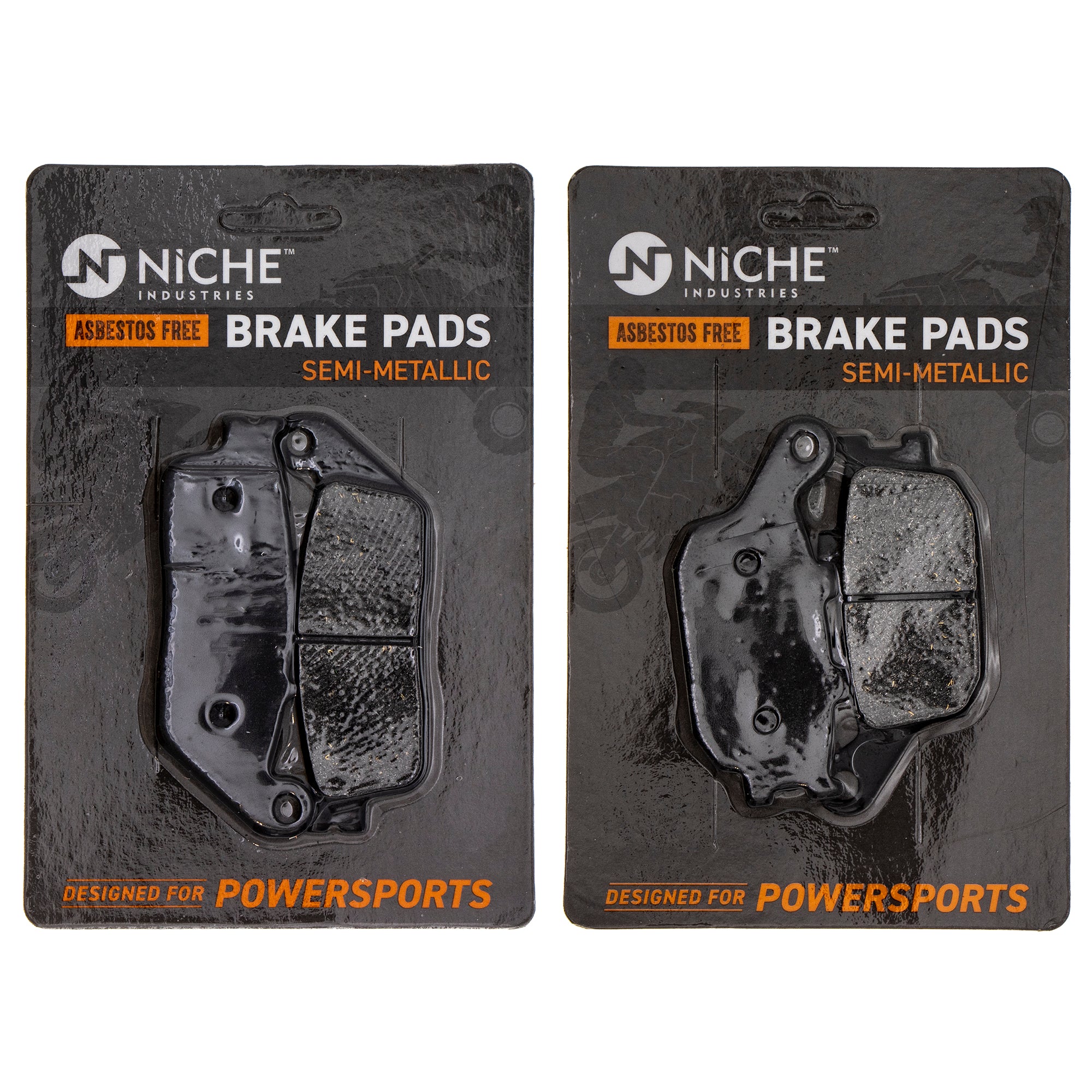 Semi-Metallic Brake Pad Set Front/Rear for zOTHER Yamaha Suzuki Kawasaki Honda Z650 NICHE MK1002460