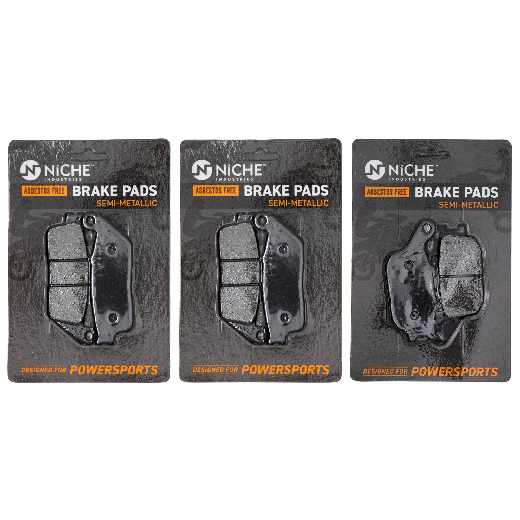 Semi-Metallic Brake Pad Set Front/Rear for zOTHER Honda Hornet CBR600SJ CBR600F3 NICHE MK1002468