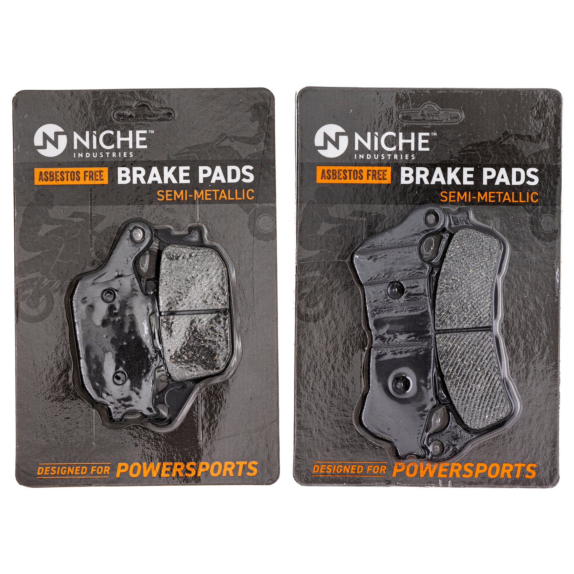 Semi-Metallic Brake Pad Set Front/Rear for zOTHER Honda Stateline Sabre NC700X Interstate NICHE MK1002476