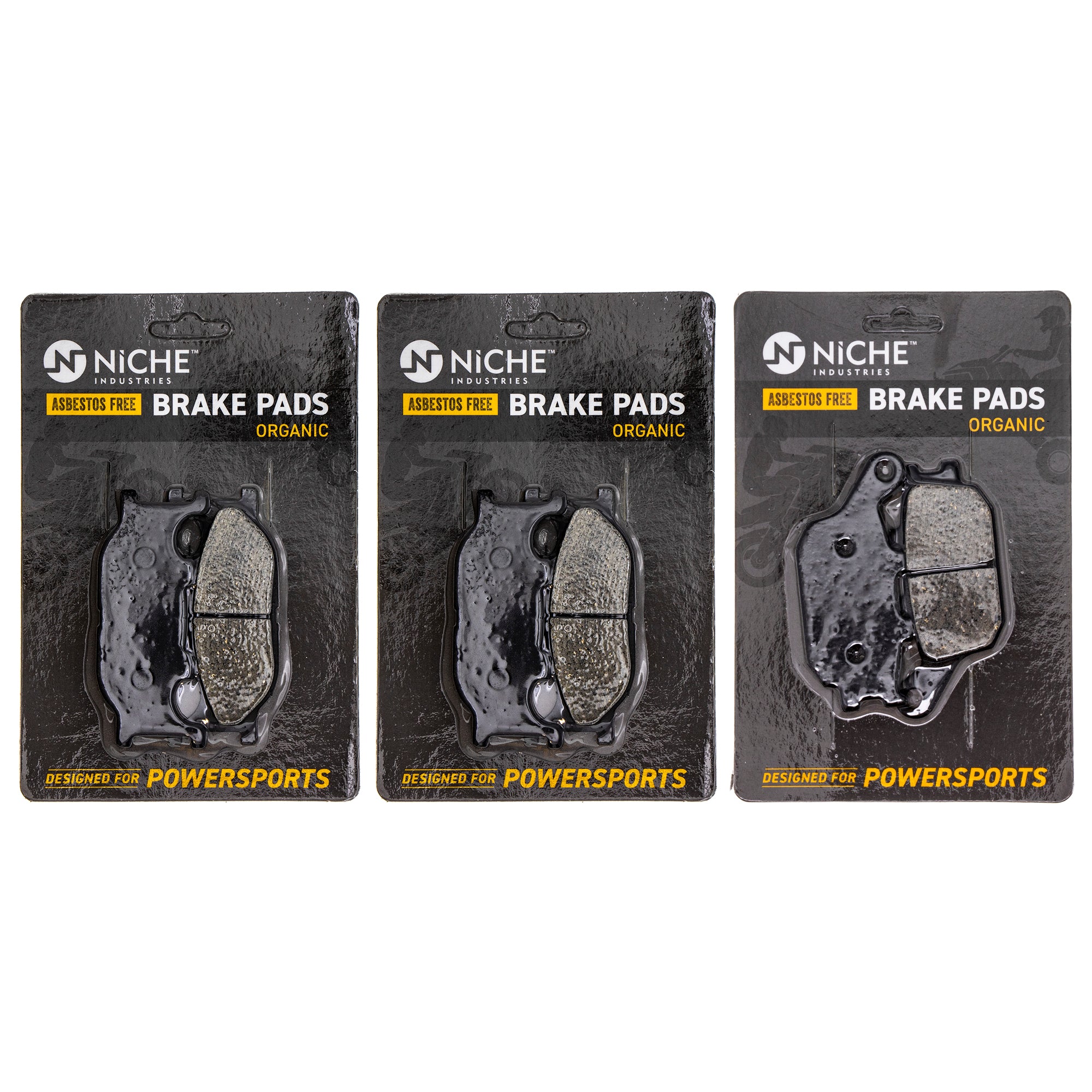 Brake Pad Kit Front/Rear for zOTHER Yamaha FZ6 5VX-25806-00-00 5VX-W0045-00-00 NICHE MK1002479