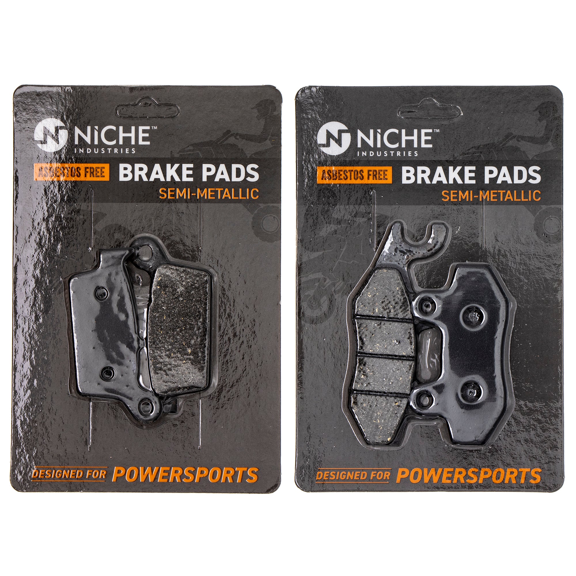 Semi-Metallic Brake Pad Set Front/Rear for zOTHER Yamaha Suzuki Kawasaki KLX250S KLX250 NICHE MK1002488