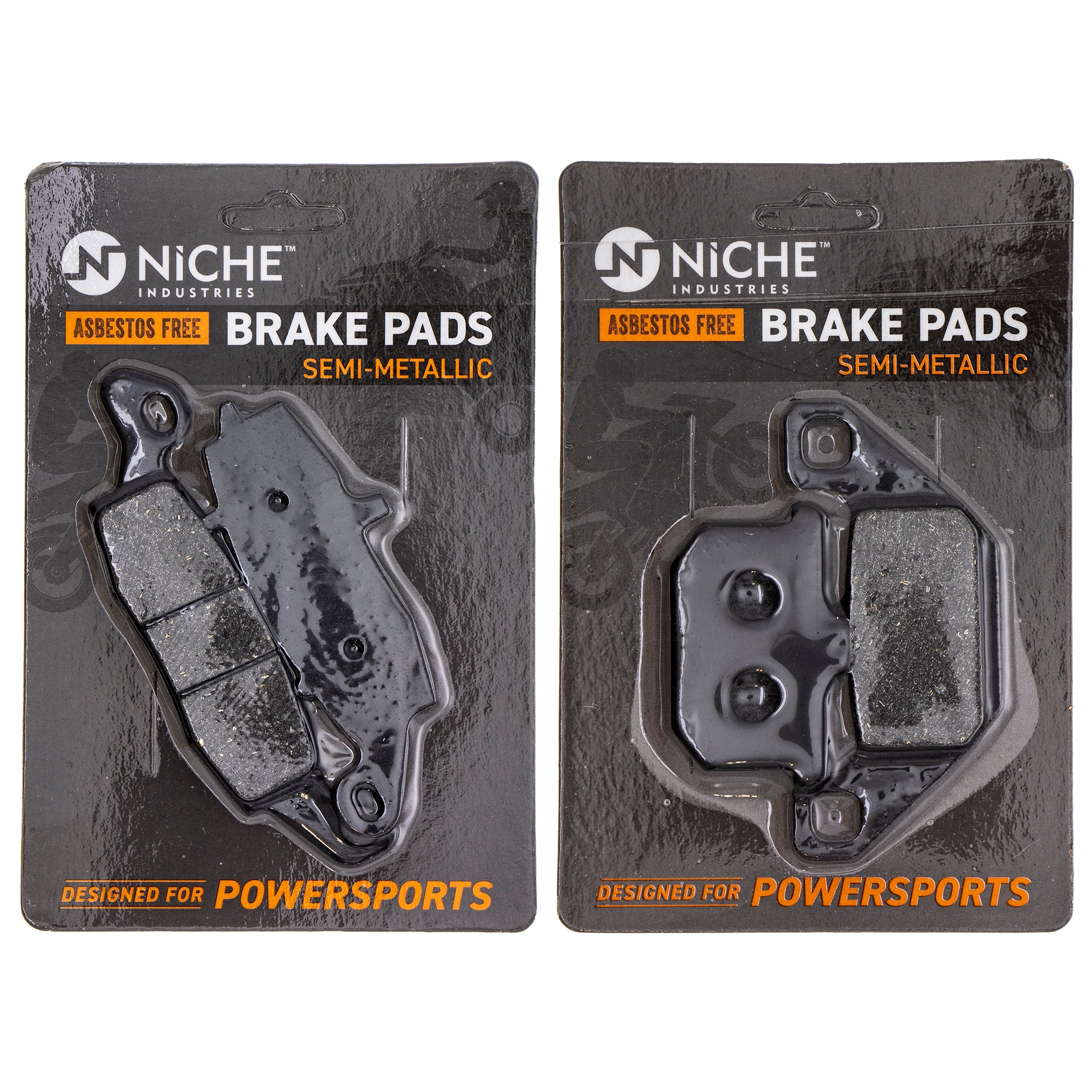Semi-Metallic Brake Pad Set Front/Rear for zOTHER Kawasaki Vulcan 43082-1194 43082-1226 NICHE MK1002509