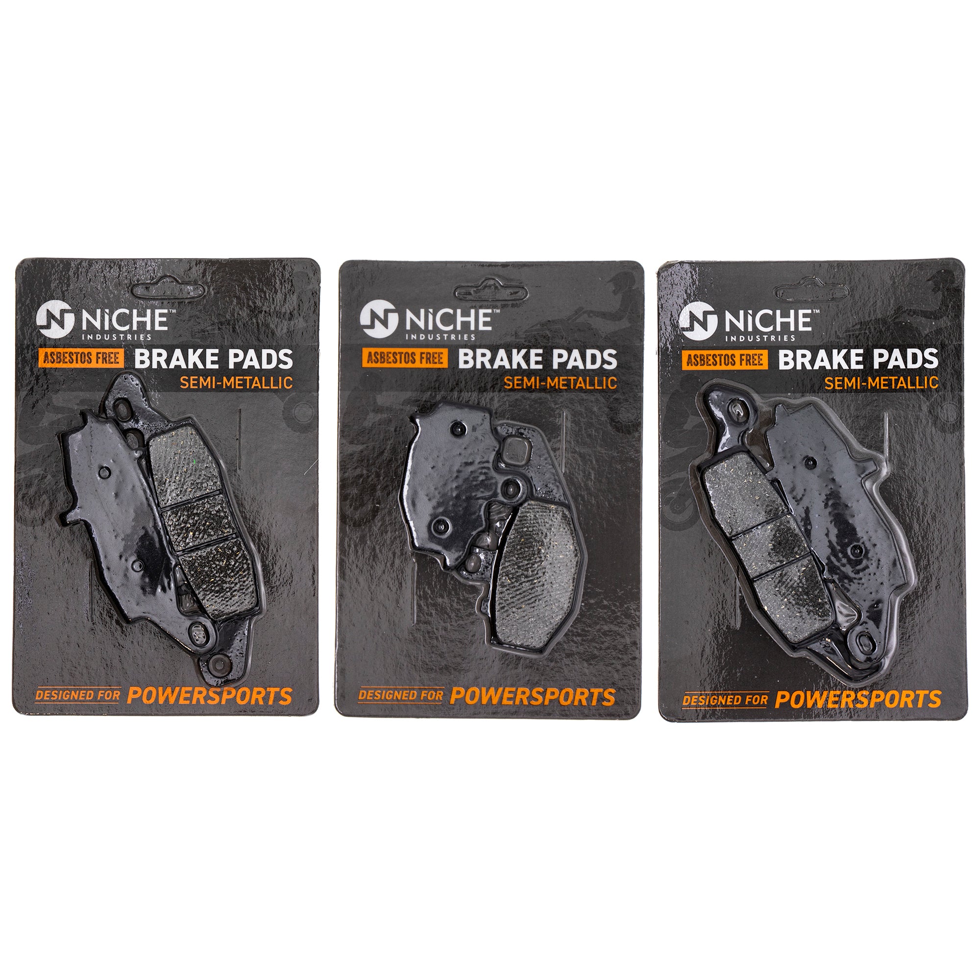 Semi-Metallic Brake Pad Set Front/Rear for zOTHER Suzuki Kawasaki Z750S Versys Ninja ER-6N NICHE MK1002515