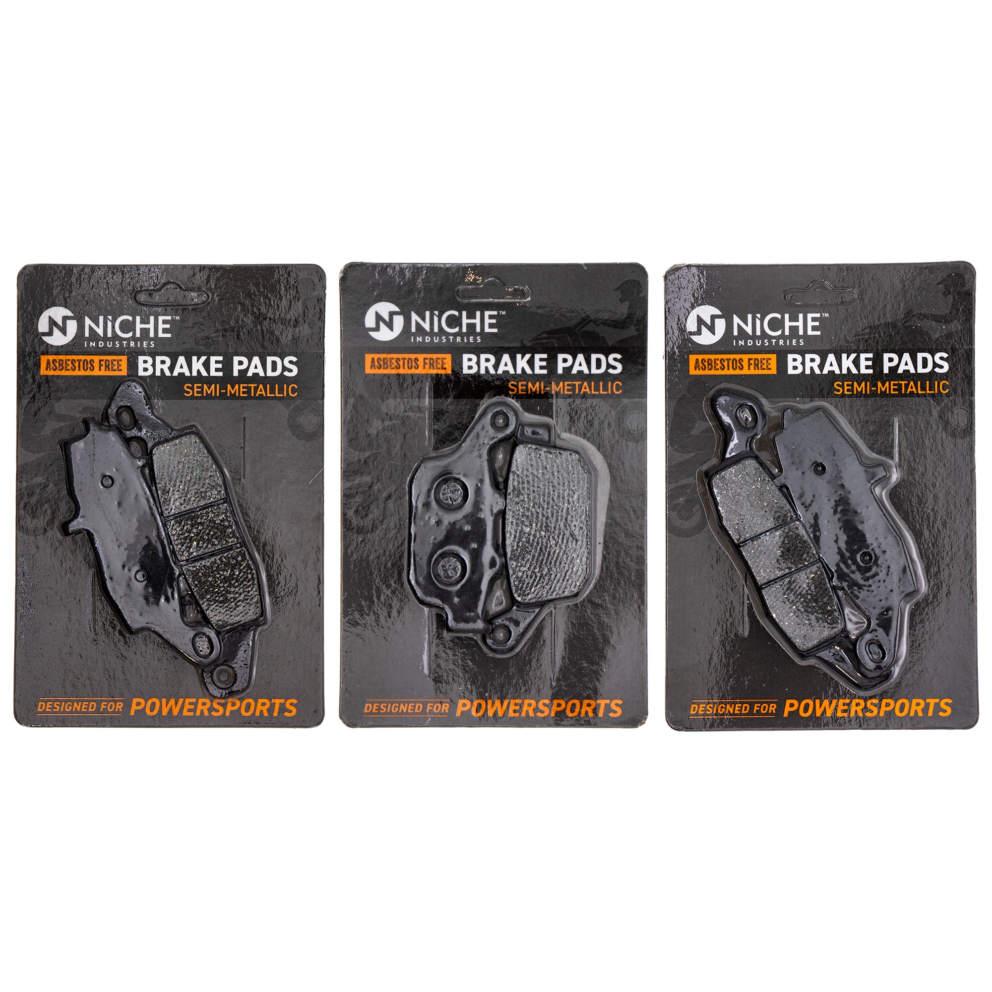 Semi-Metallic Brake Pad Set Front/Rear for zOTHER Suzuki Kawasaki SV650 Gladius NICHE MK1002521