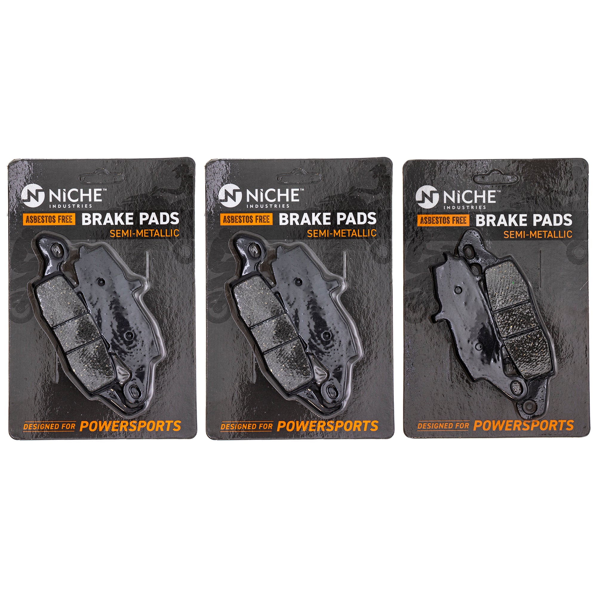 Semi-Metallic Brake Pad Set Front/Rear for zOTHER Suzuki Kawasaki ZR7S Z750S Vulcan Versys NICHE MK1002523