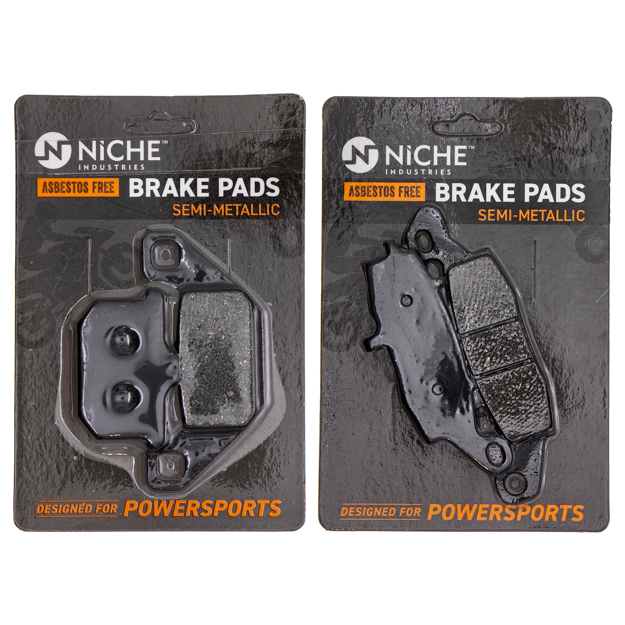 Semi-Metallic Brake Pad Set Front/Rear for zOTHER Suzuki Kawasaki Vulcan 43082-1194 NICHE MK1002529