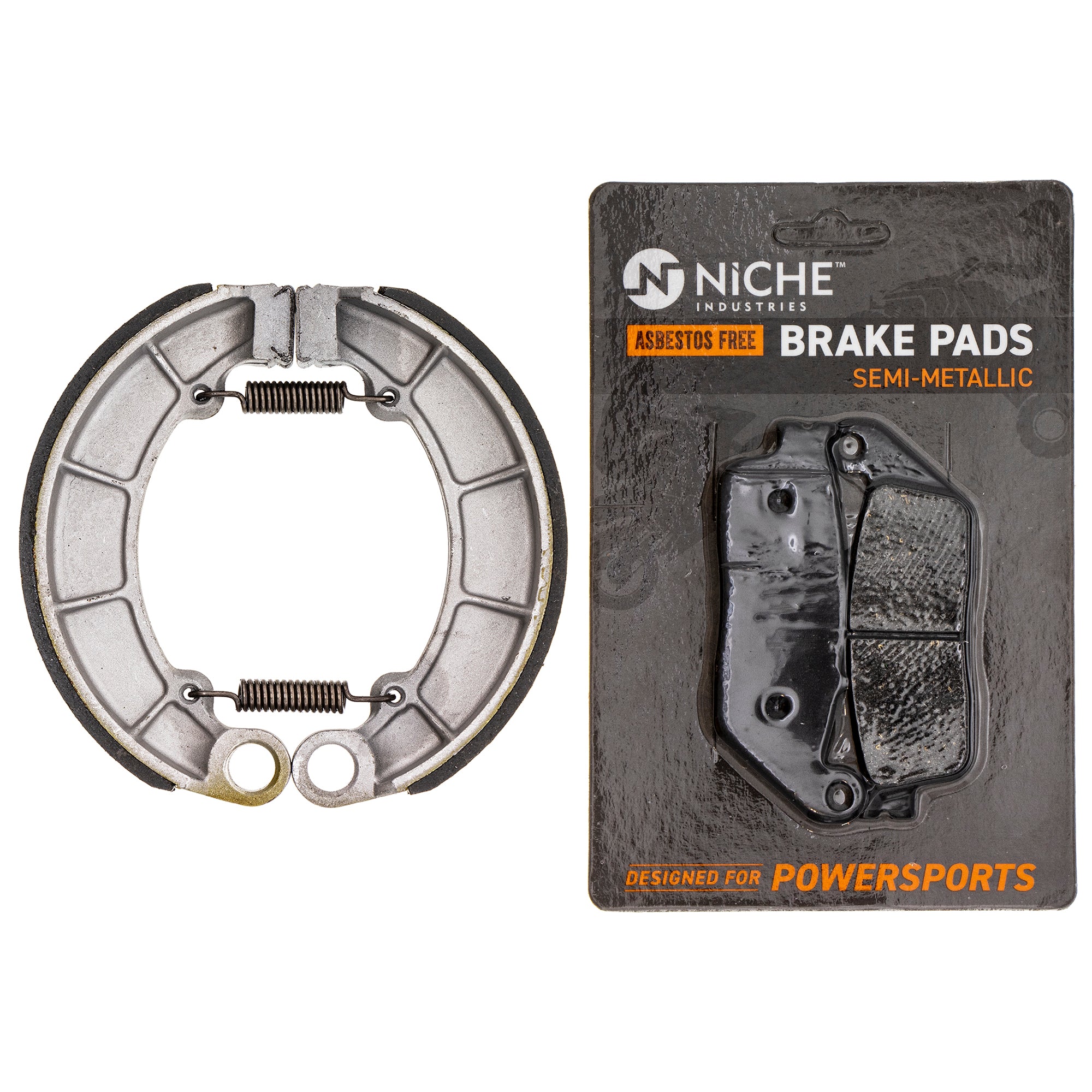Full Semi-Metallic Brake Pad & Shoe Set for zOTHER Honda Shadow Nighthawk Magna FourTrax NICHE MK1002537
