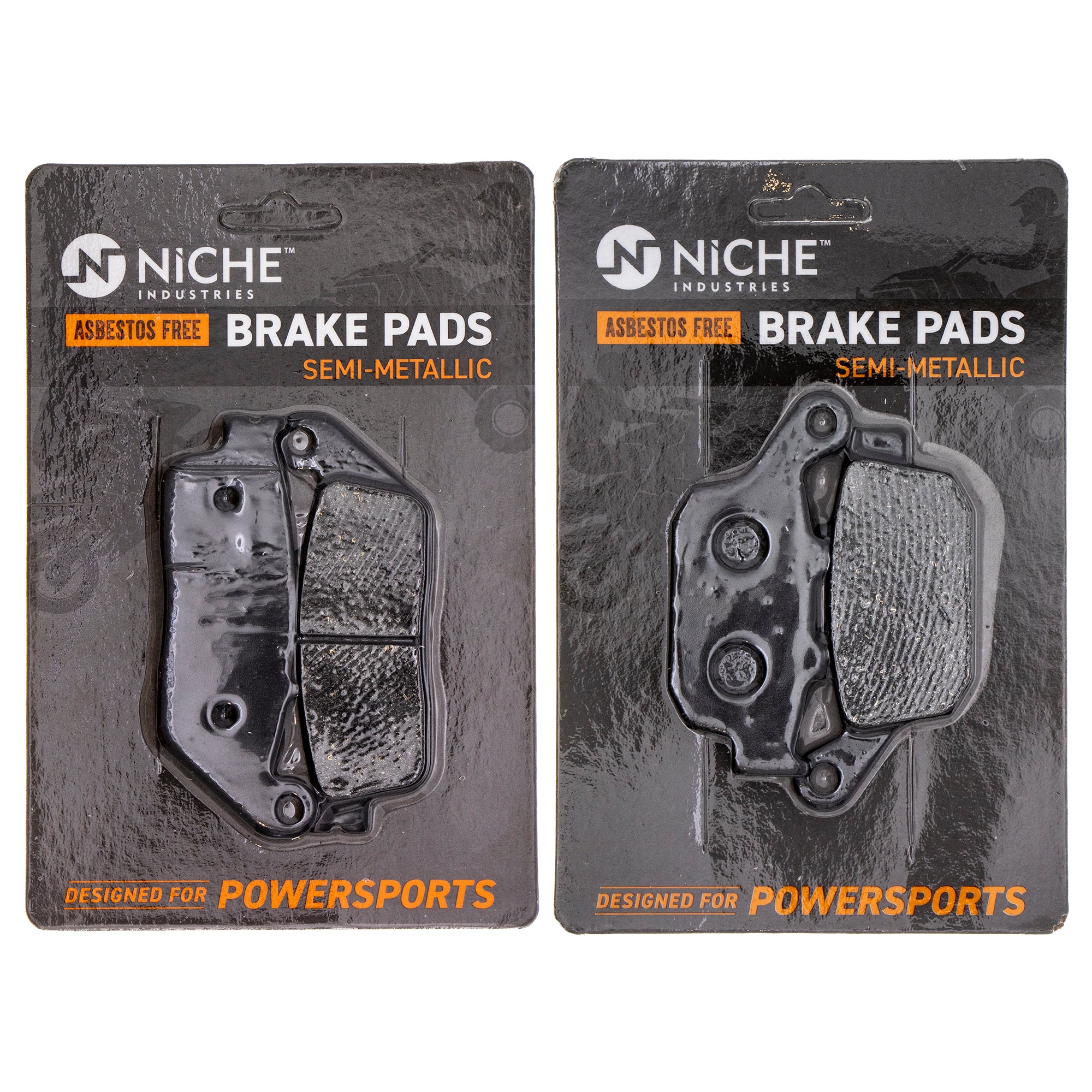 Semi-Metallic Brake Pad Set Front/Rear for Honda CBR300R CBR250R CB300F 06435-KYJ-901 NICHE MK1002549