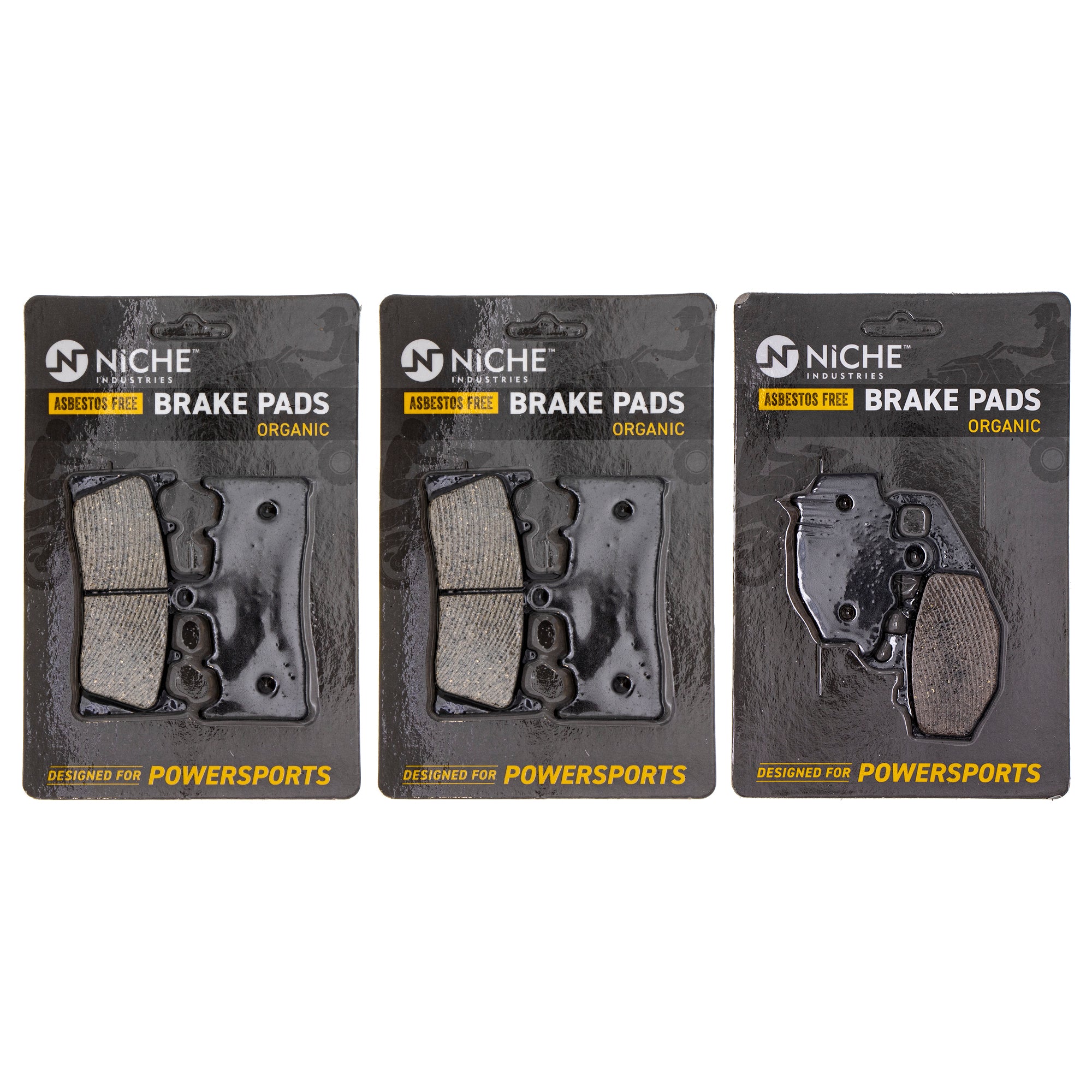 Brake Pad Kit Front/Rear for zOTHER Suzuki Kawasaki ZZR600 Ninja 43082-1213 43082-1199 NICHE MK1002556