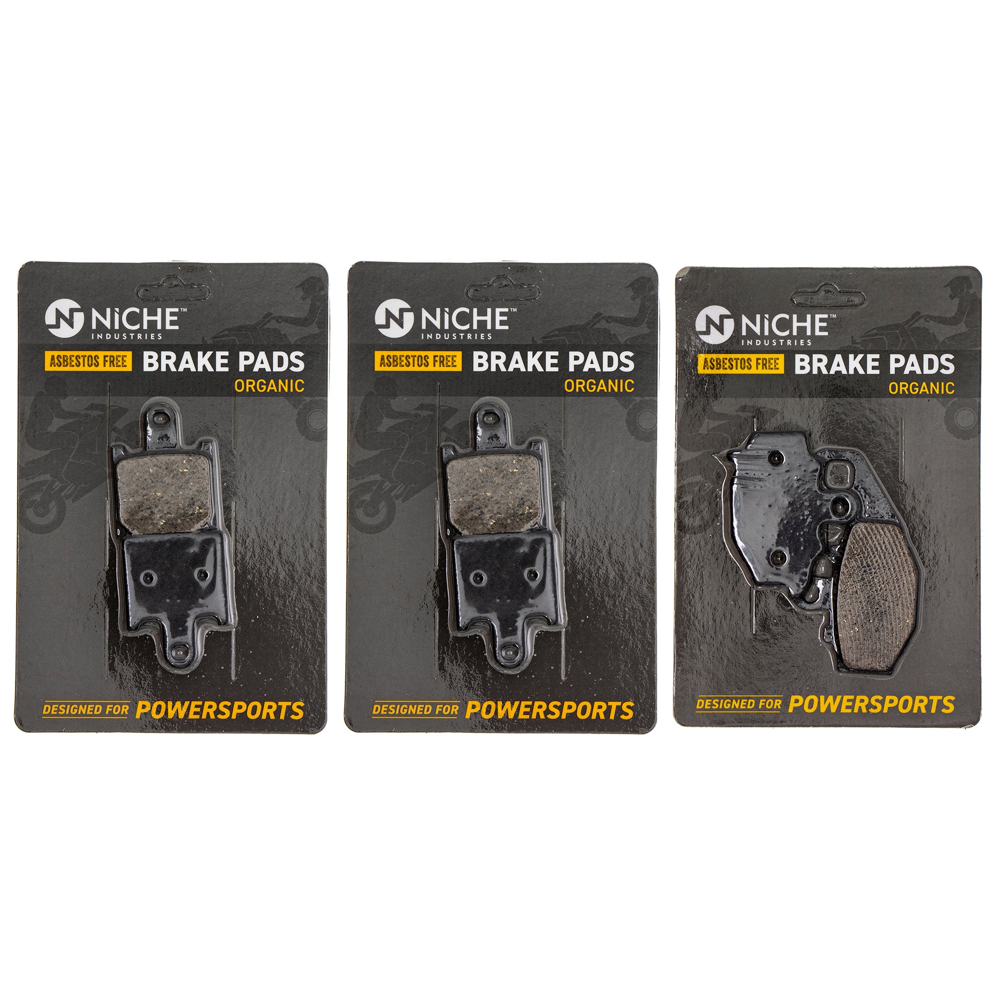 Brake Pad Kit Front/Rear for zOTHER Kawasaki Z1000 Ninja 43082-0072 43082-0073 43082-0068 NICHE MK1002564