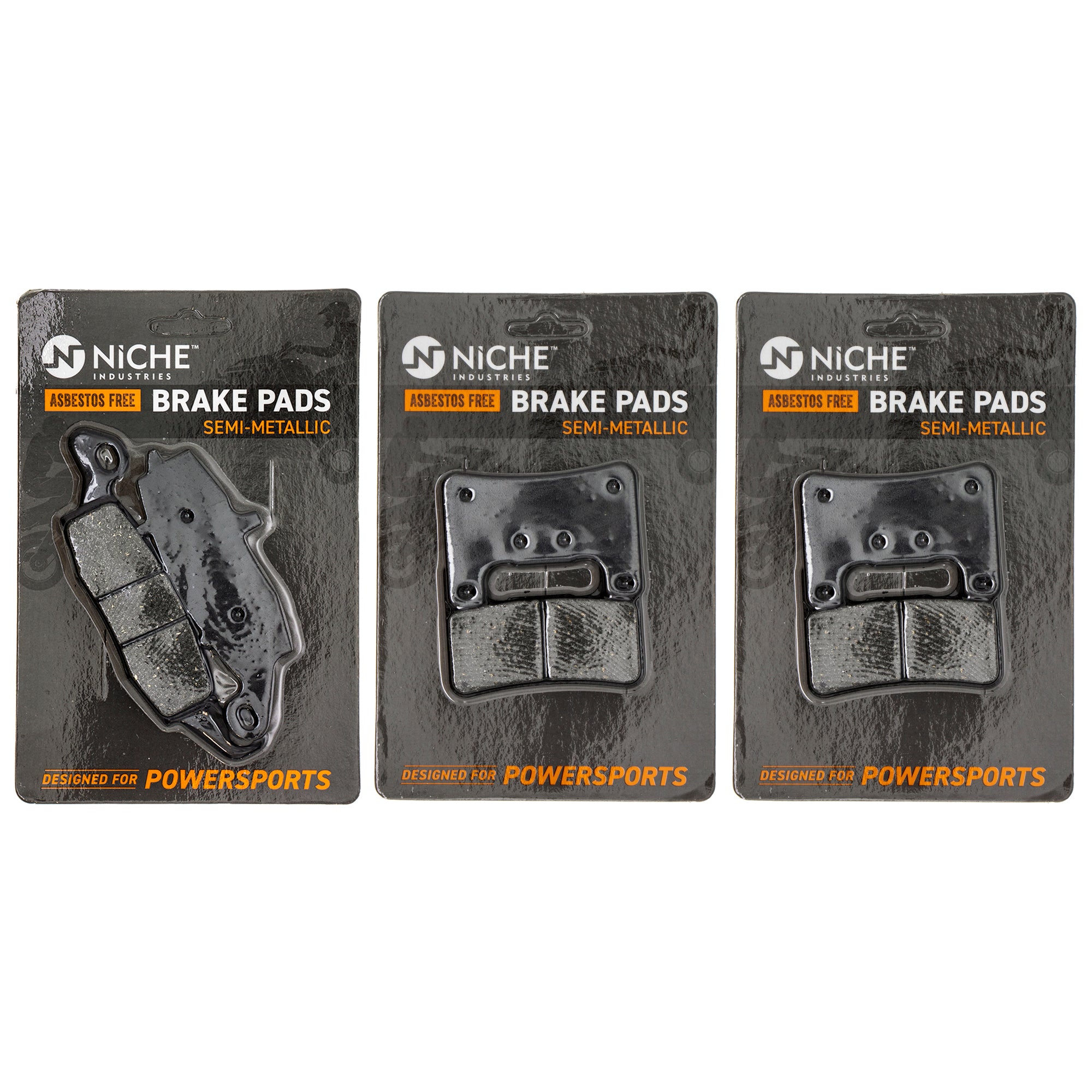 Semi-Metallic Brake Pad Set Front/Rear for zOTHER Suzuki Kawasaki Boulevard 69100-01870 NICHE MK1002569