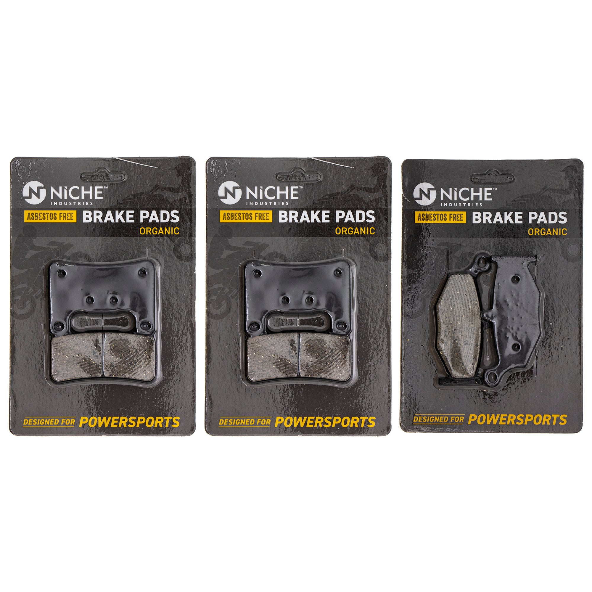 Brake Pad Kit Front/Rear for Kawasaki Z1000 Hayabusa GSXR750 GSXR600 43082-0111 43082-0113 NICHE MK1002573