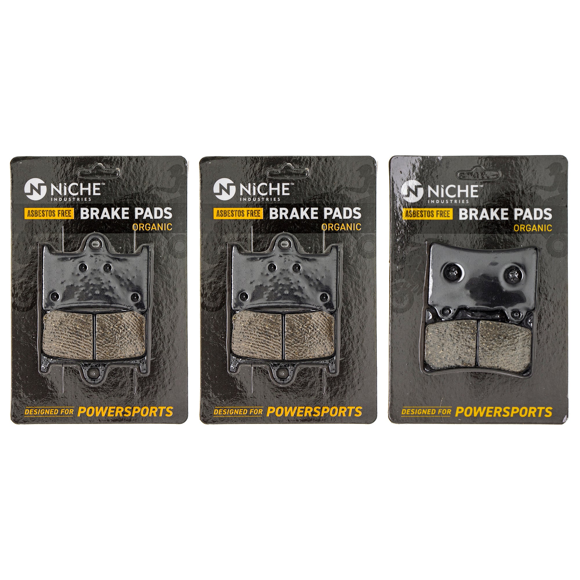 Semi-Metallic Brake Pad Set Front/Rear for Yamaha FZ1 4SV-25805-00-00 5LV-W0046-50-00 NICHE MK1002590