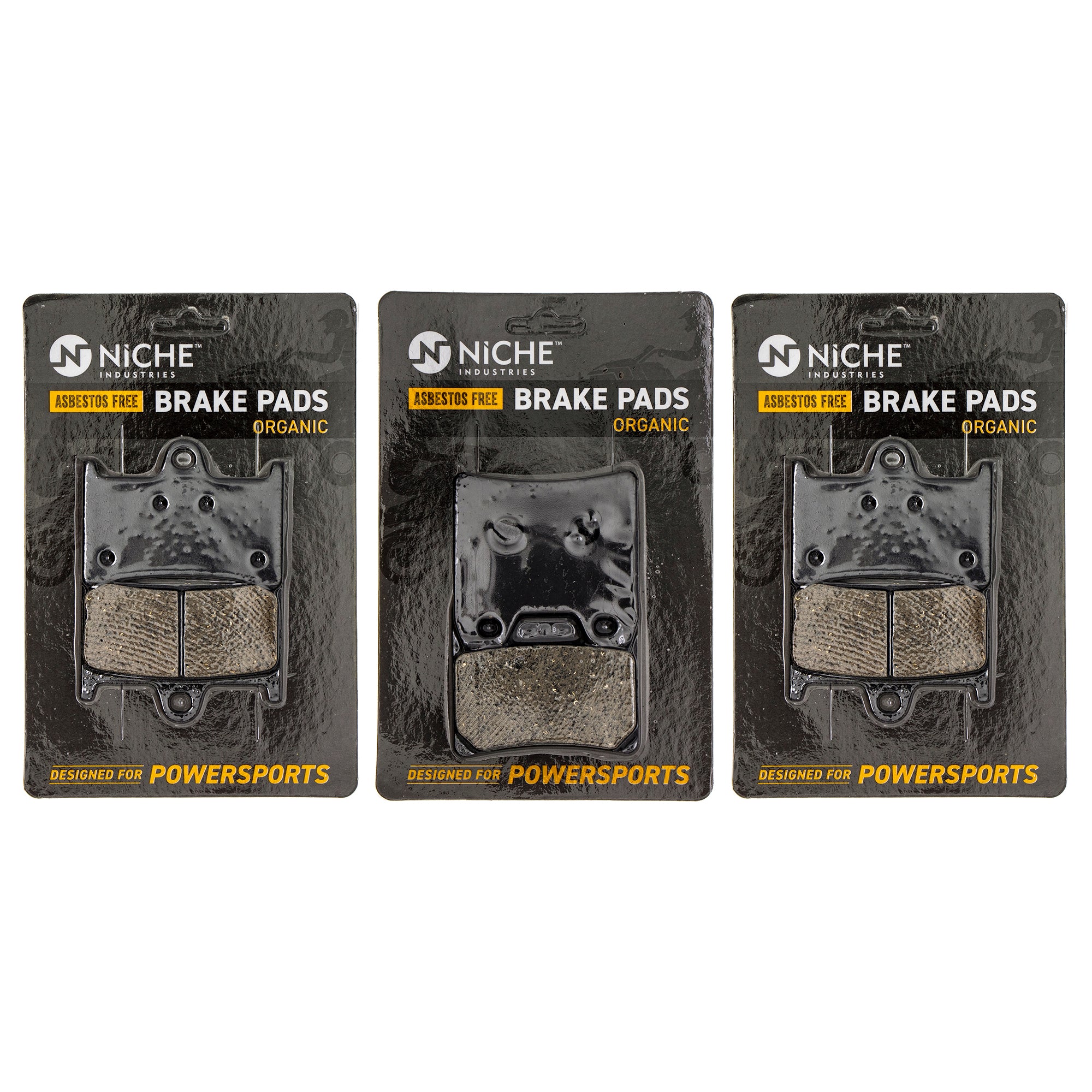 Brake Pad Kit Front/Rear for Yamaha FZ1 4SV-25805-00-00 5LV-W0046-50-00 NICHE MK1002591