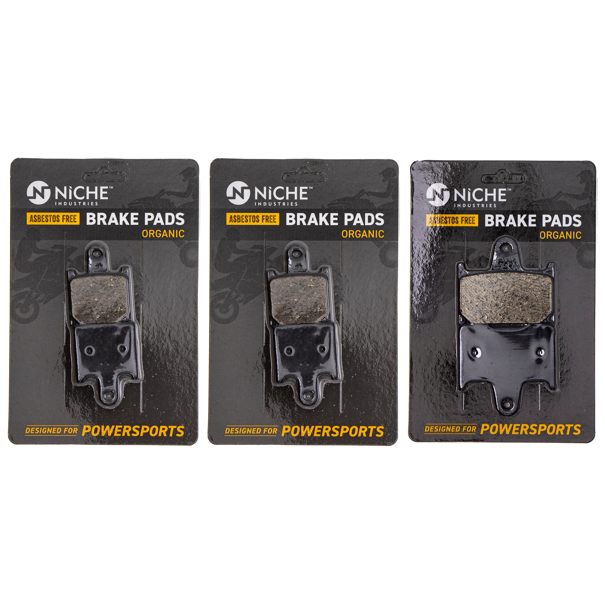 Brake Pad Kit Front/Rear for zOTHER Kawasaki Ninja Concours 43082-0055 43082-0071 NICHE MK1002599