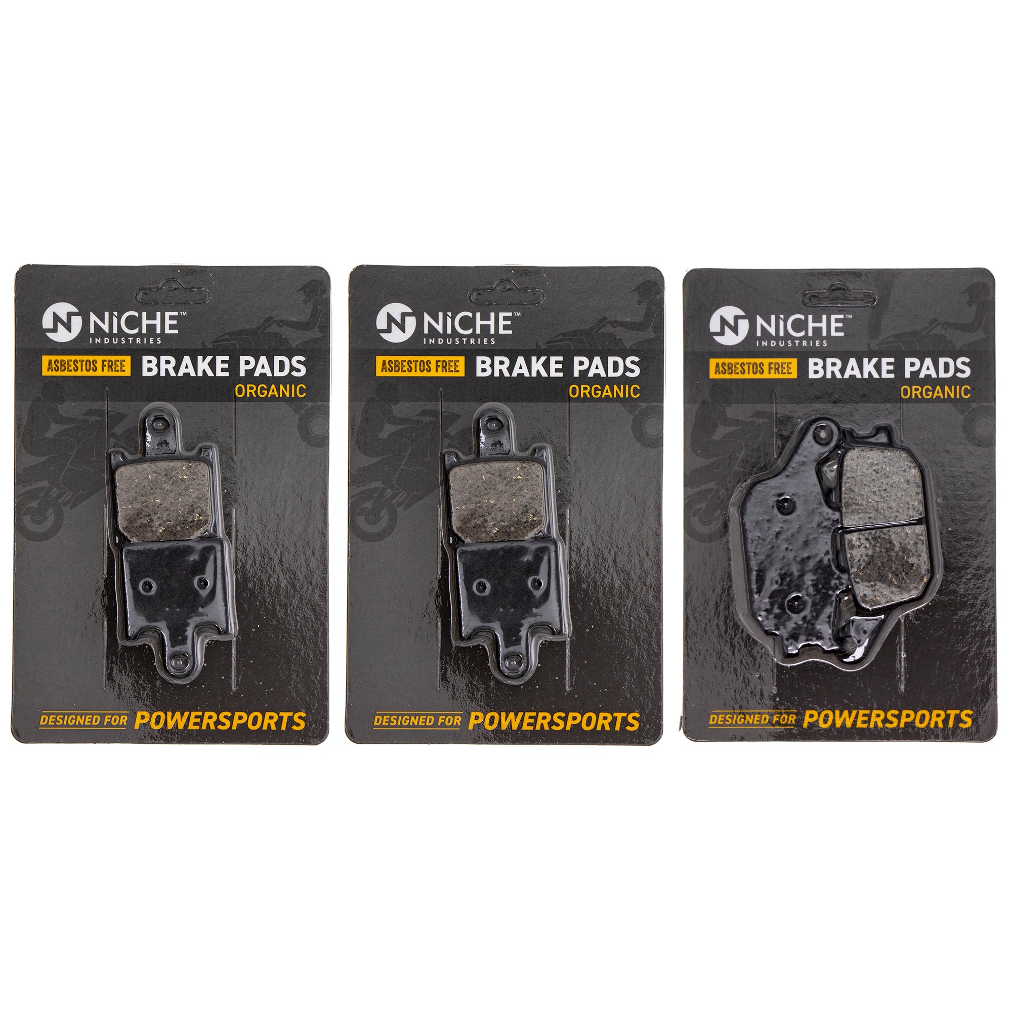 Brake Pad Kit Front/Rear for zOTHER Kawasaki Z1000 43082-0072 43082-0073 NICHE MK1002601