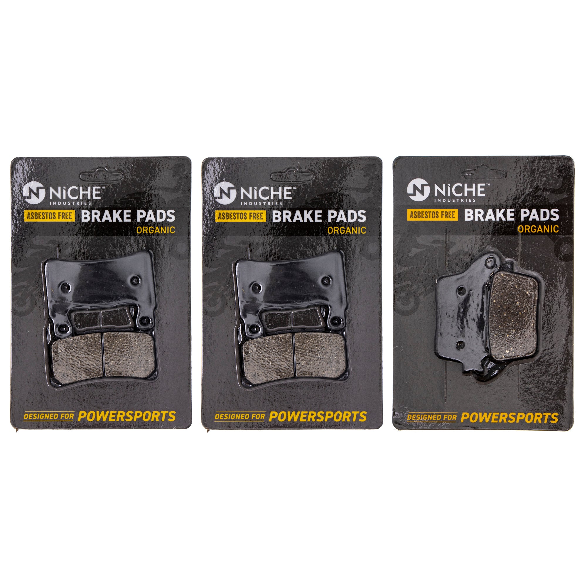 Brake Pad Kit Front/Rear for zOTHER Kawasaki Honda Harley Davidson Ninja 43082-0131 NICHE MK1002607