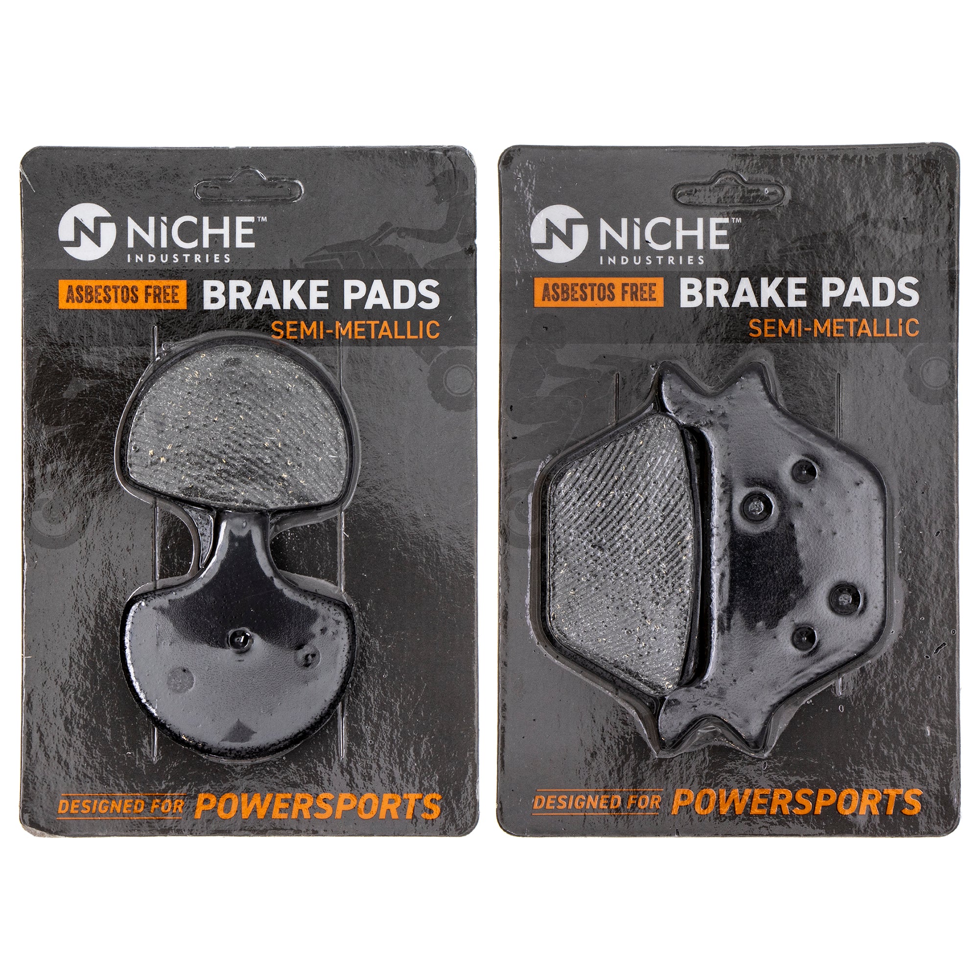 Semi-Metallic Brake Pad Set Front/Rear for Harley Davidson Sportster Softail Night NICHE MK1002610
