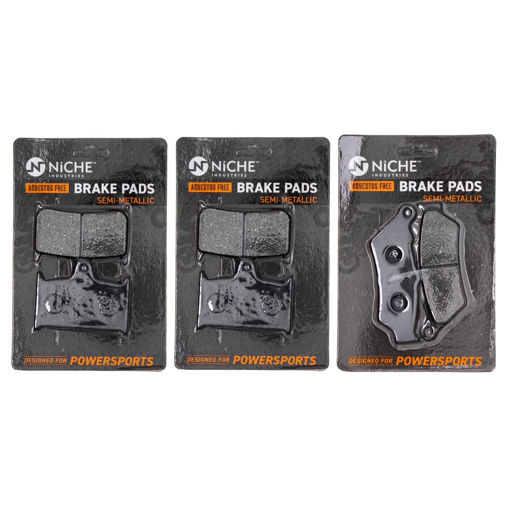 Semi-Metallic Brake Pad Set Front/Rear for zOTHER Triumph Rocket T2020393 T2020692 NICHE MK1002627