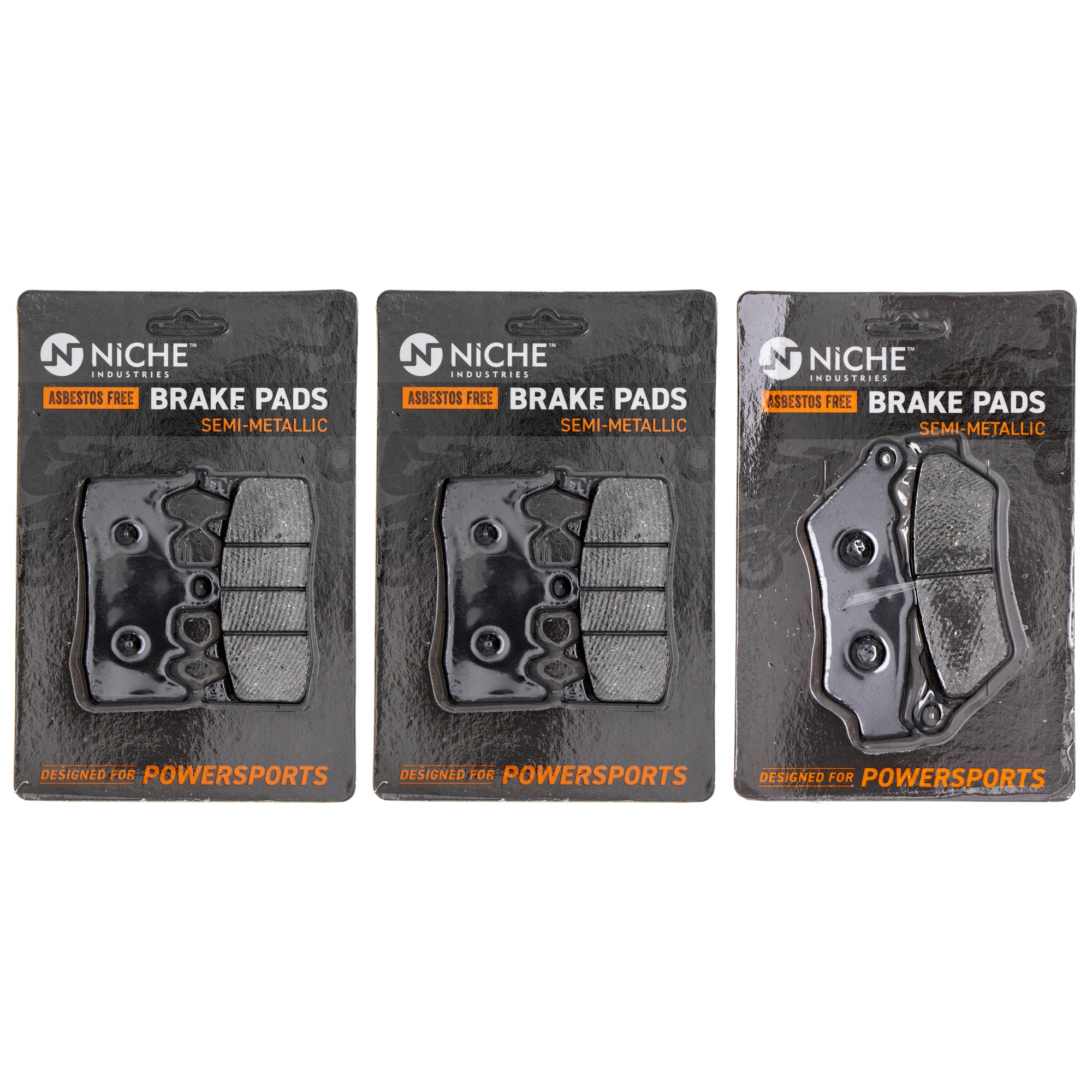 Semi-Metallic Brake Pad Set Front/Rear for zOTHER Triumph Ducati BMW XDiavel R1200RT NICHE MK1002631