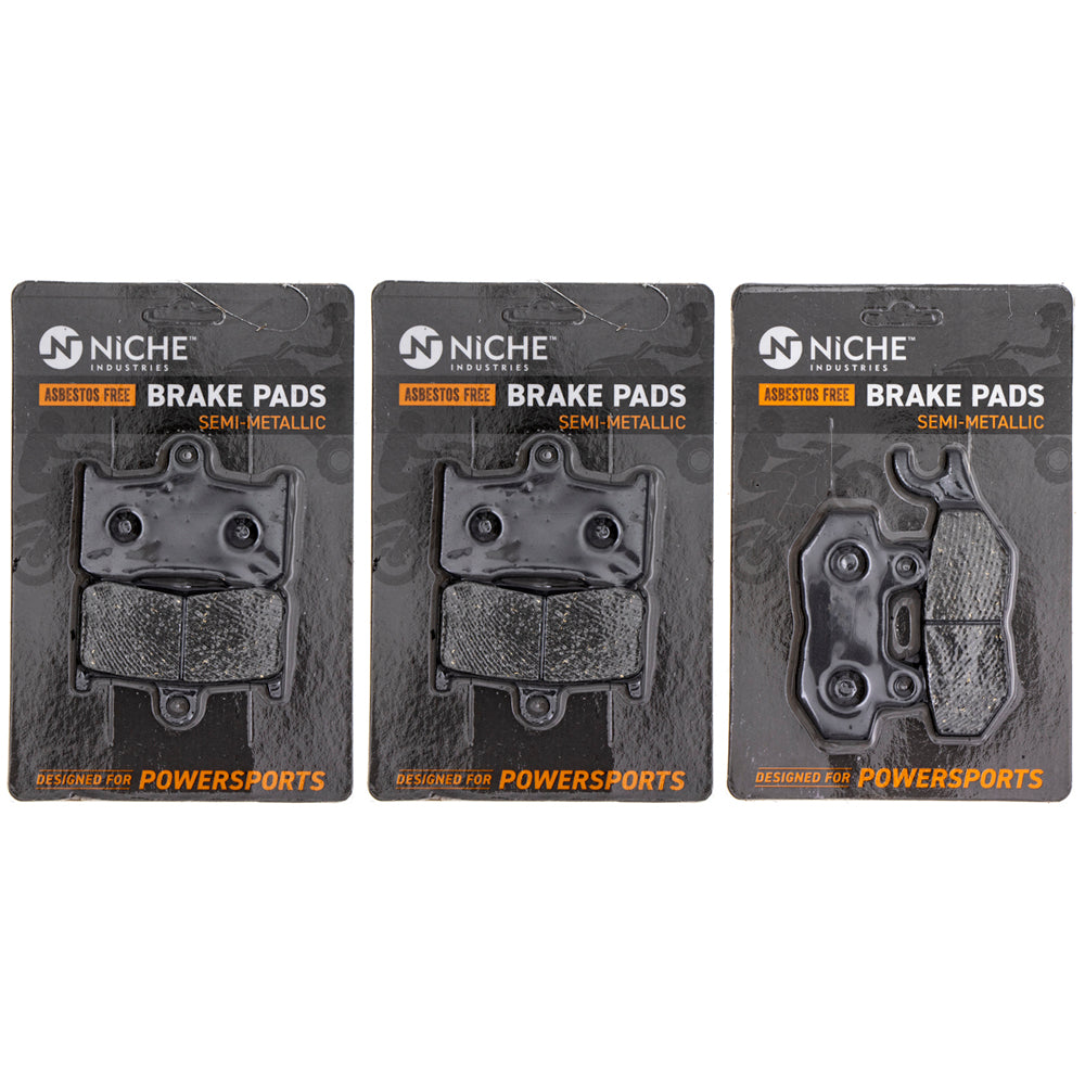Semi-Metallic Brake Pad Set Front/Rear for Triumph Tiger Speed T2020475 T2020555 T2020072 NICHE MK1002649