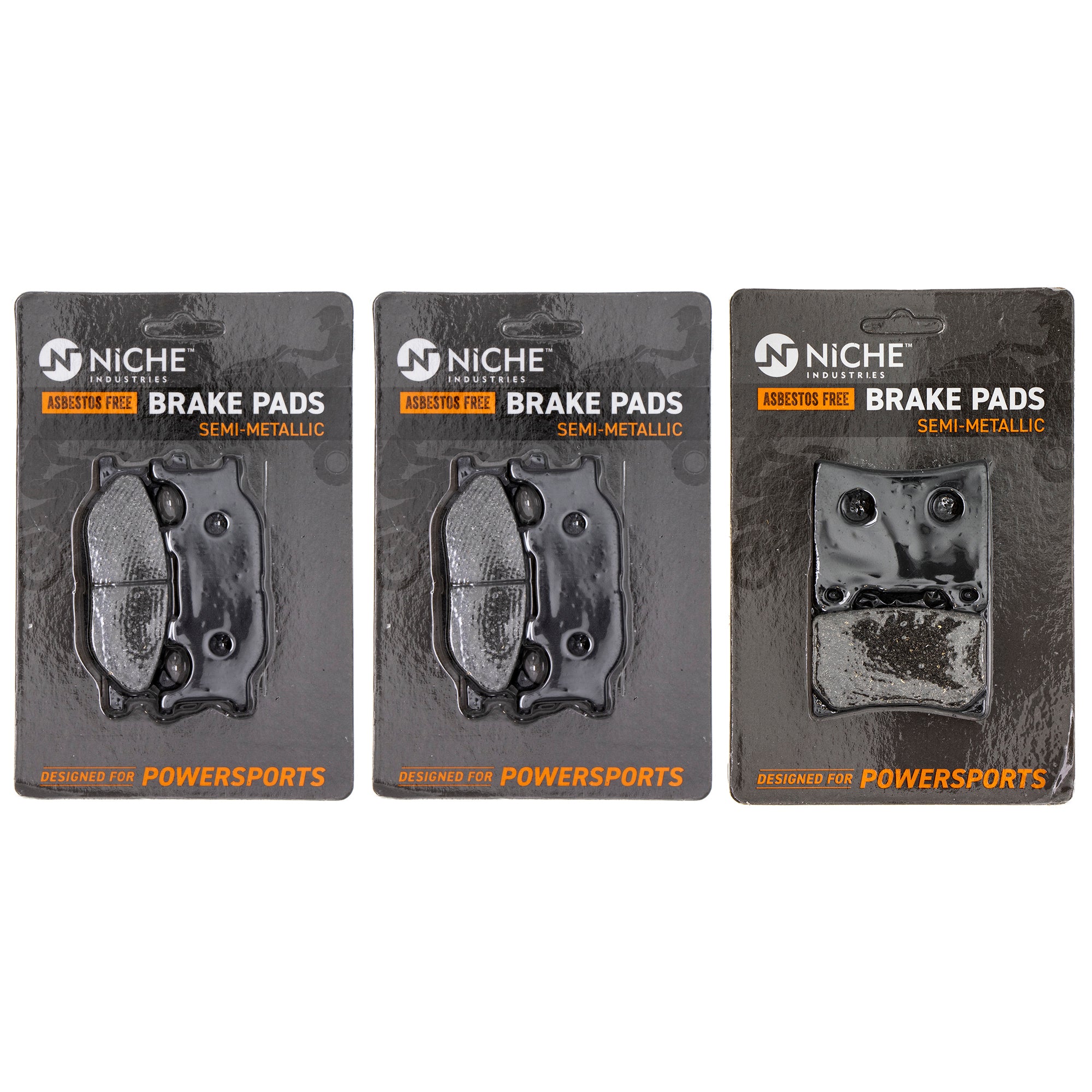 Semi-Metallic Brake Pad Set Front/Rear for zOTHER Yamaha V 3XF-W0045-50-00 5VU-25805-00-00 NICHE MK1002653