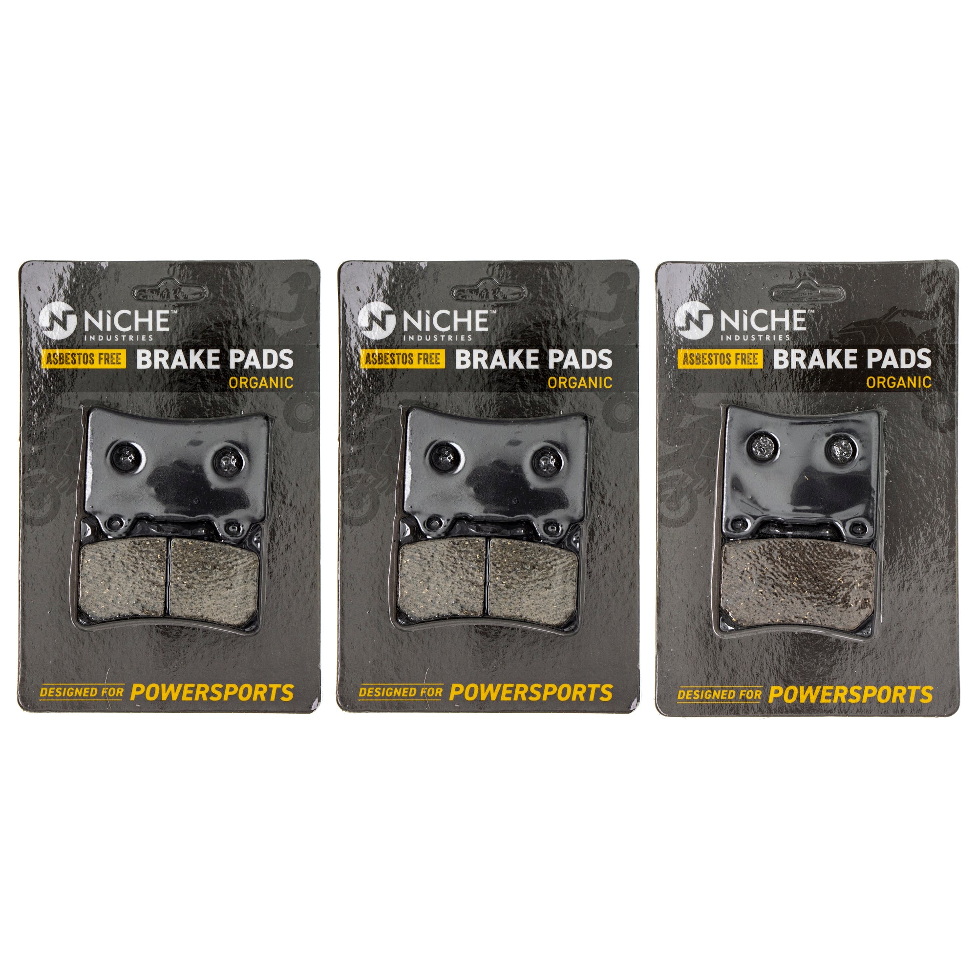 Brake Pad Kit Front/Rear for zOTHER Yamaha TDM850 FZR1000 FZ750 FZ600 4KG-25805-00-00 NICHE MK1002656