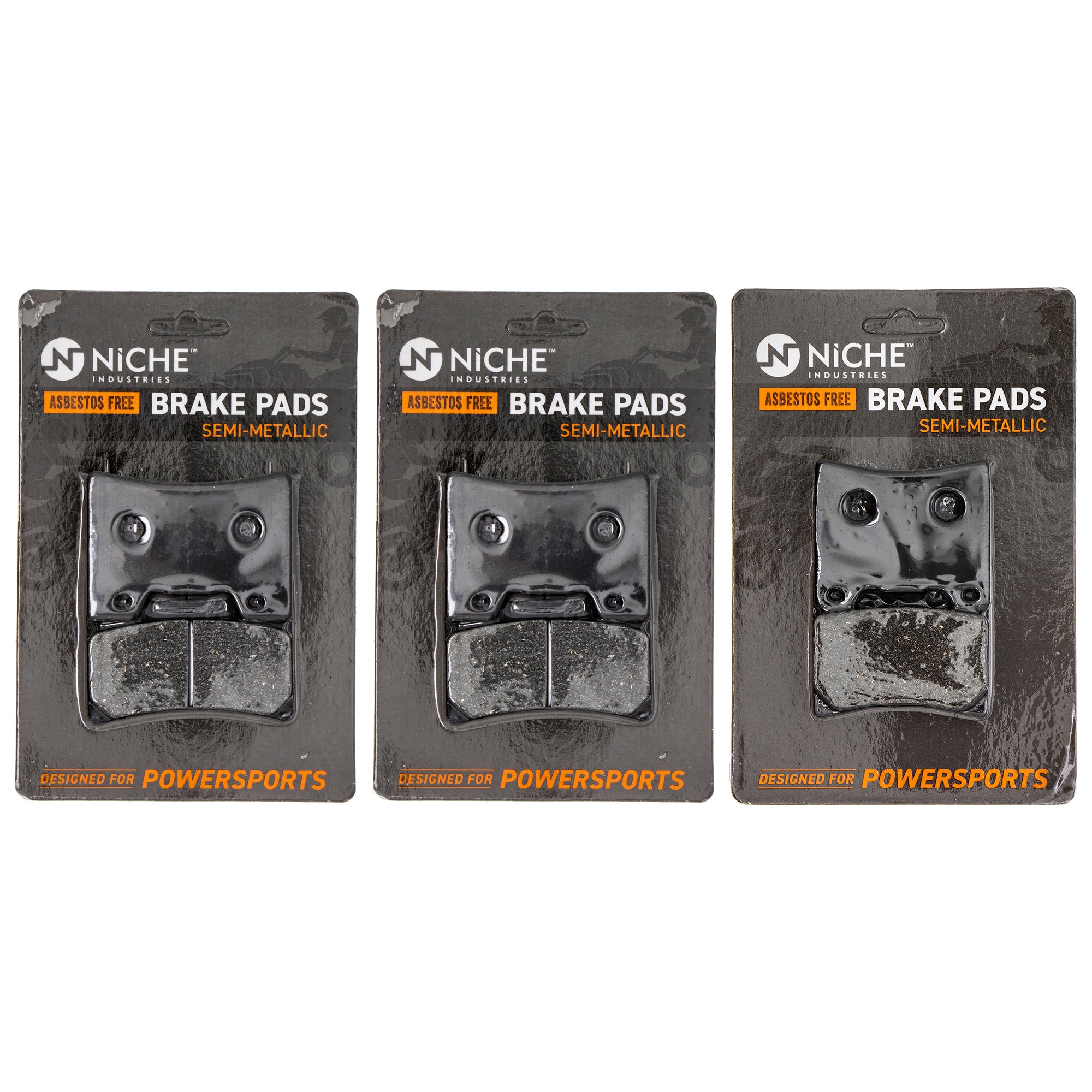 Semi-Metallic Brake Pad Set Front/Rear for zOTHER Yamaha YZF600R Vmax FZR600R FZR1000 NICHE MK1002657