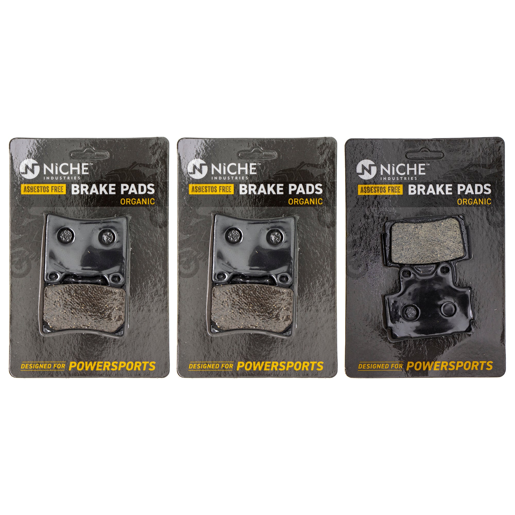 Brake Pad Kit Front/Rear for zOTHER Yamaha FZR400 1FK-W0046-01-00 4AP-W0046-00-00 NICHE MK1002664