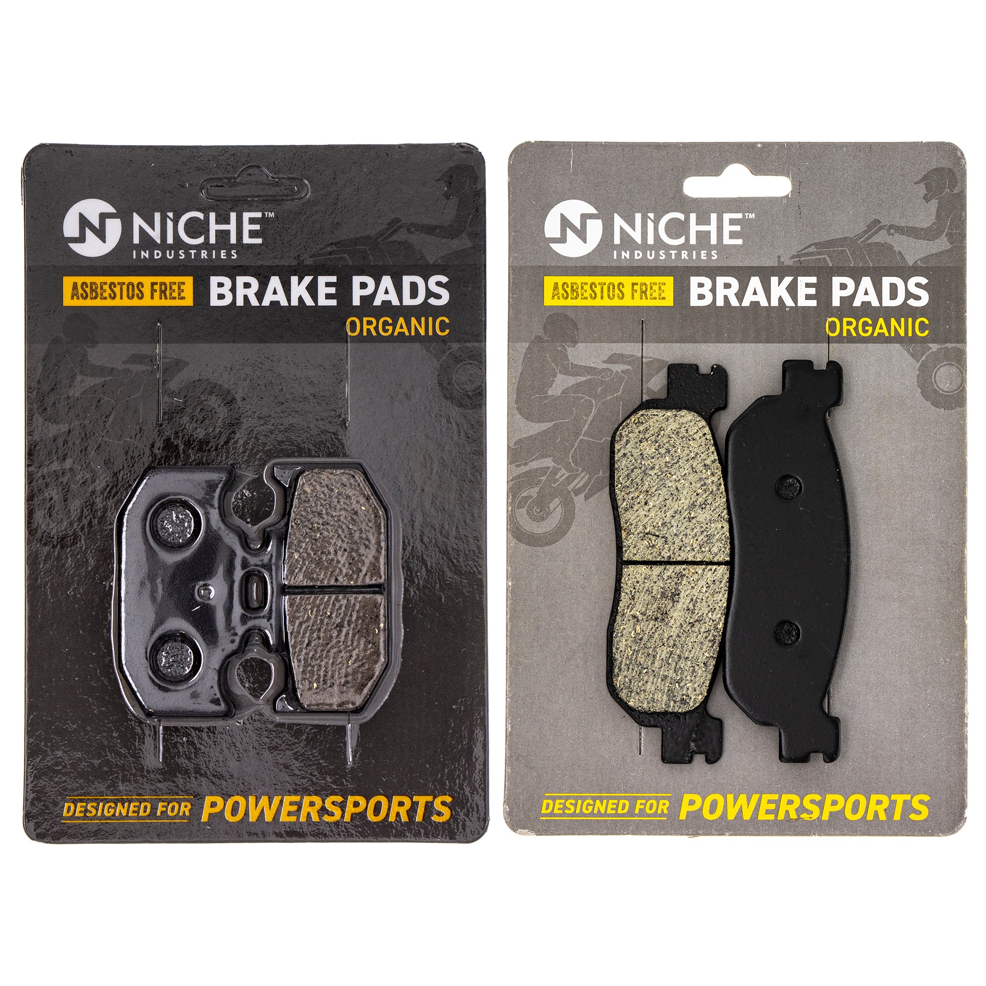 NICHE MK1002666 Brake Pad Kit Front/Rear for zOTHER Yamaha XT250