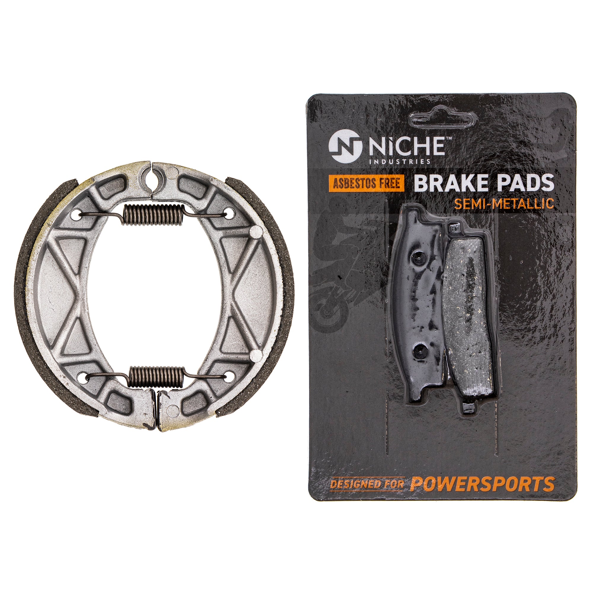 Full Semi-Metallic Brake Pad & Shoe Set for zOTHER Yamaha TTR125LE TTR125L TTR125E NICHE MK1002667