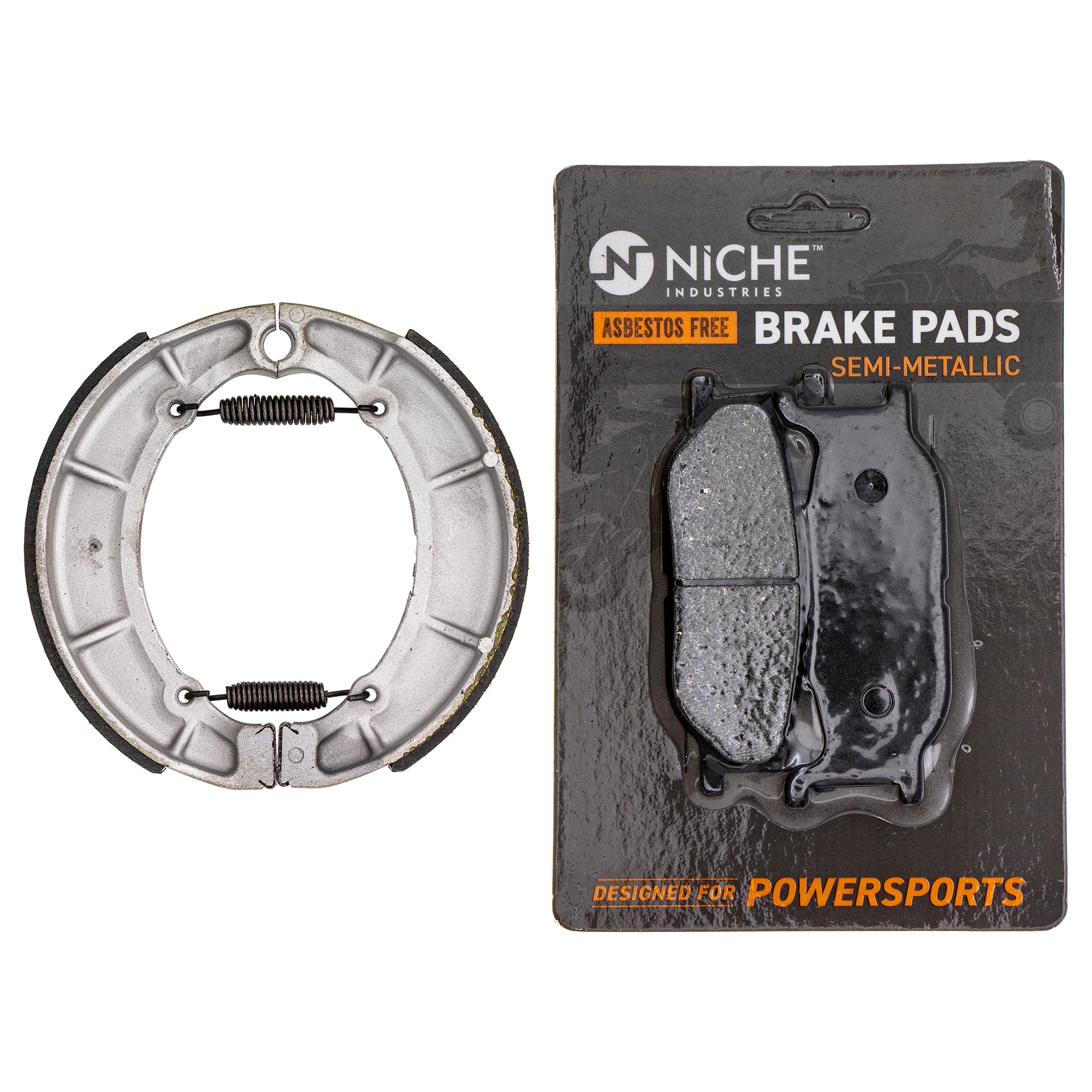 Full Semi-Metallic Brake Pad & Shoe Set for zOTHER Yamaha Virago V 4WM-W0045-00-00 NICHE MK1002690