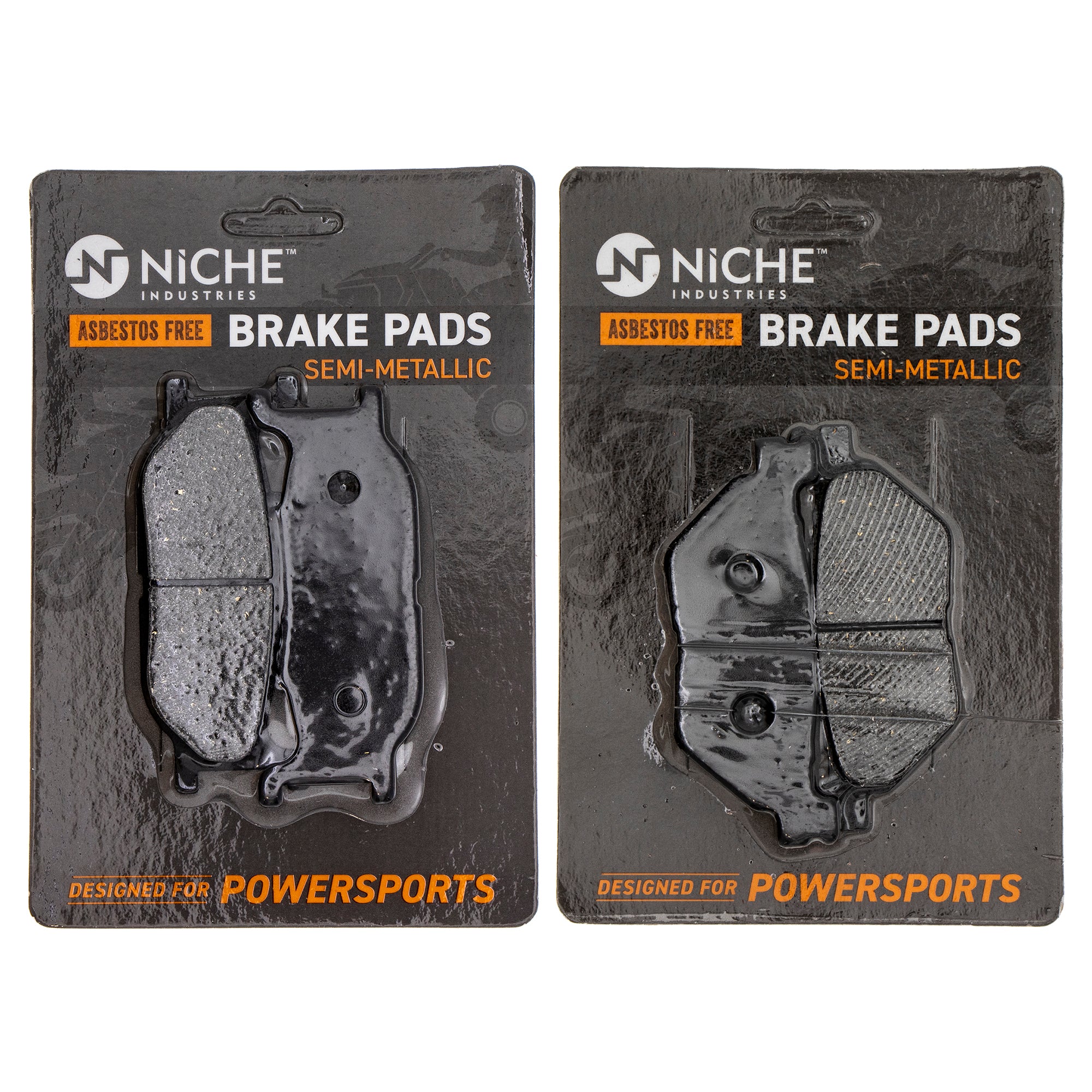 Semi-Metallic Brake Pad Set Front/Rear for zOTHER Yamaha V Stryker Bolt 3D8-25806-00-00 NICHE MK1002692