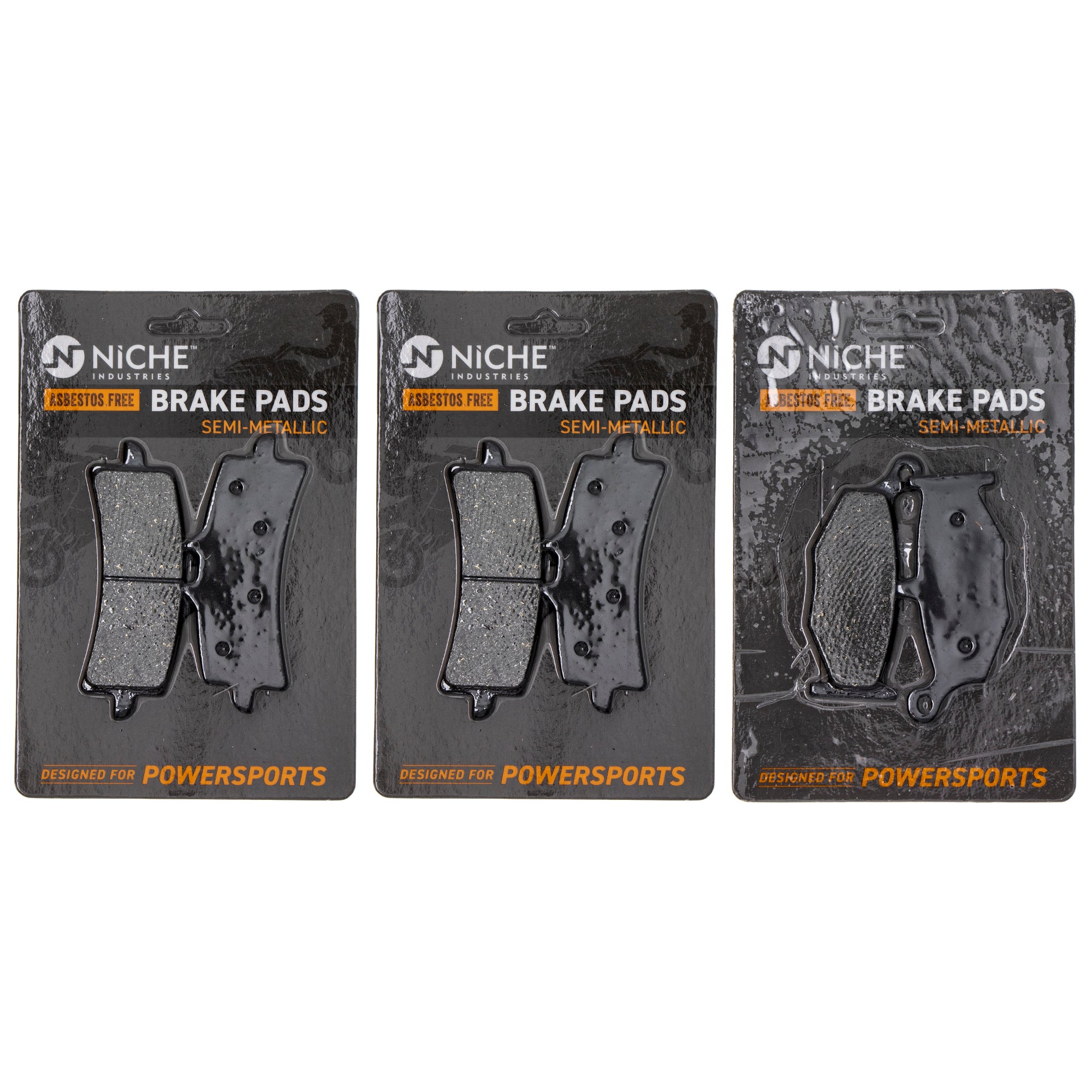 Semi-Metallic Brake Pad Set Front/Rear for zOTHER Triumph Suzuki KTM Kawasaki Husqvarna NICHE MK1002698
