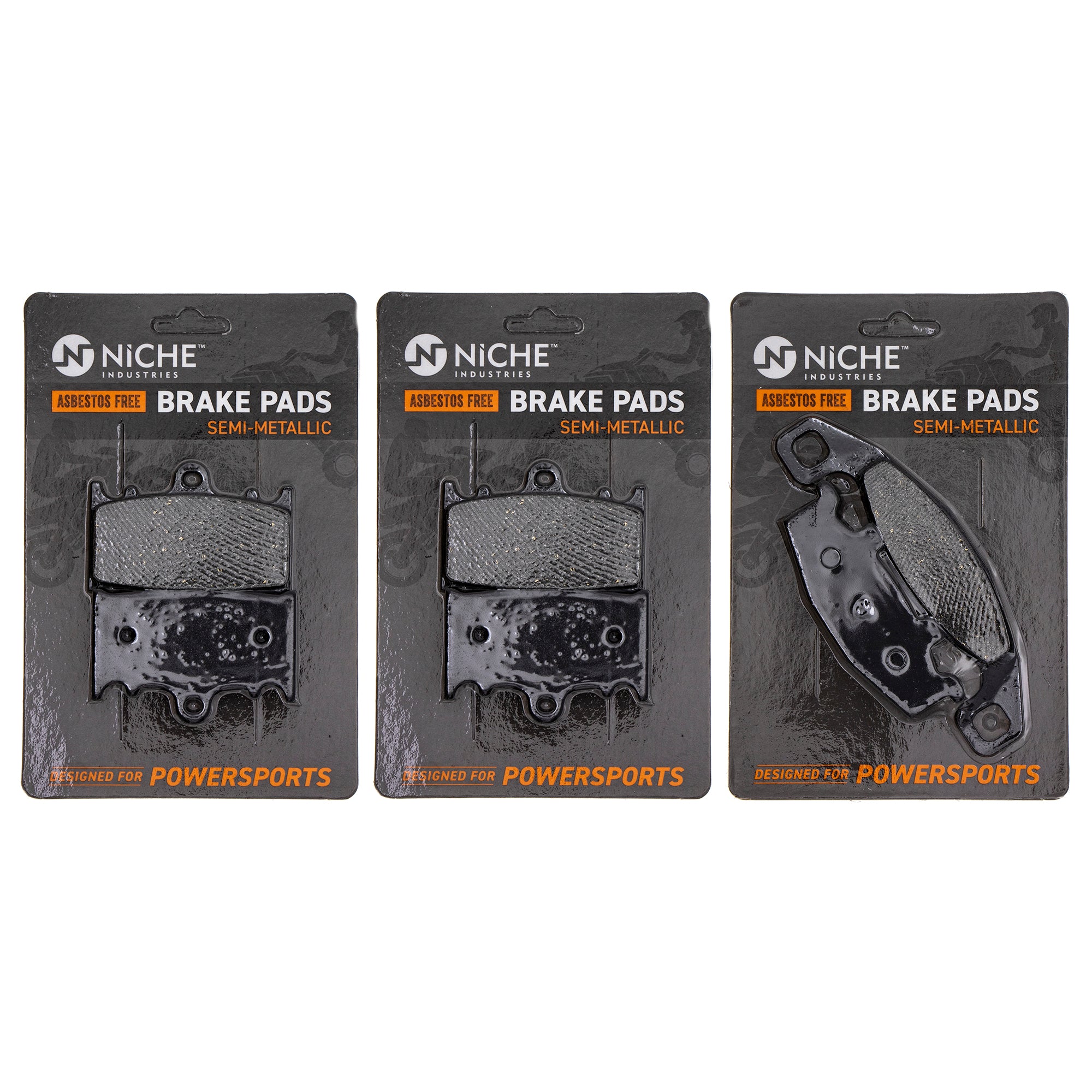 Semi-Metallic Brake Pad Set Front/Rear for zOTHER Suzuki Kawasaki Ninja 43082-1123 NICHE MK1002700