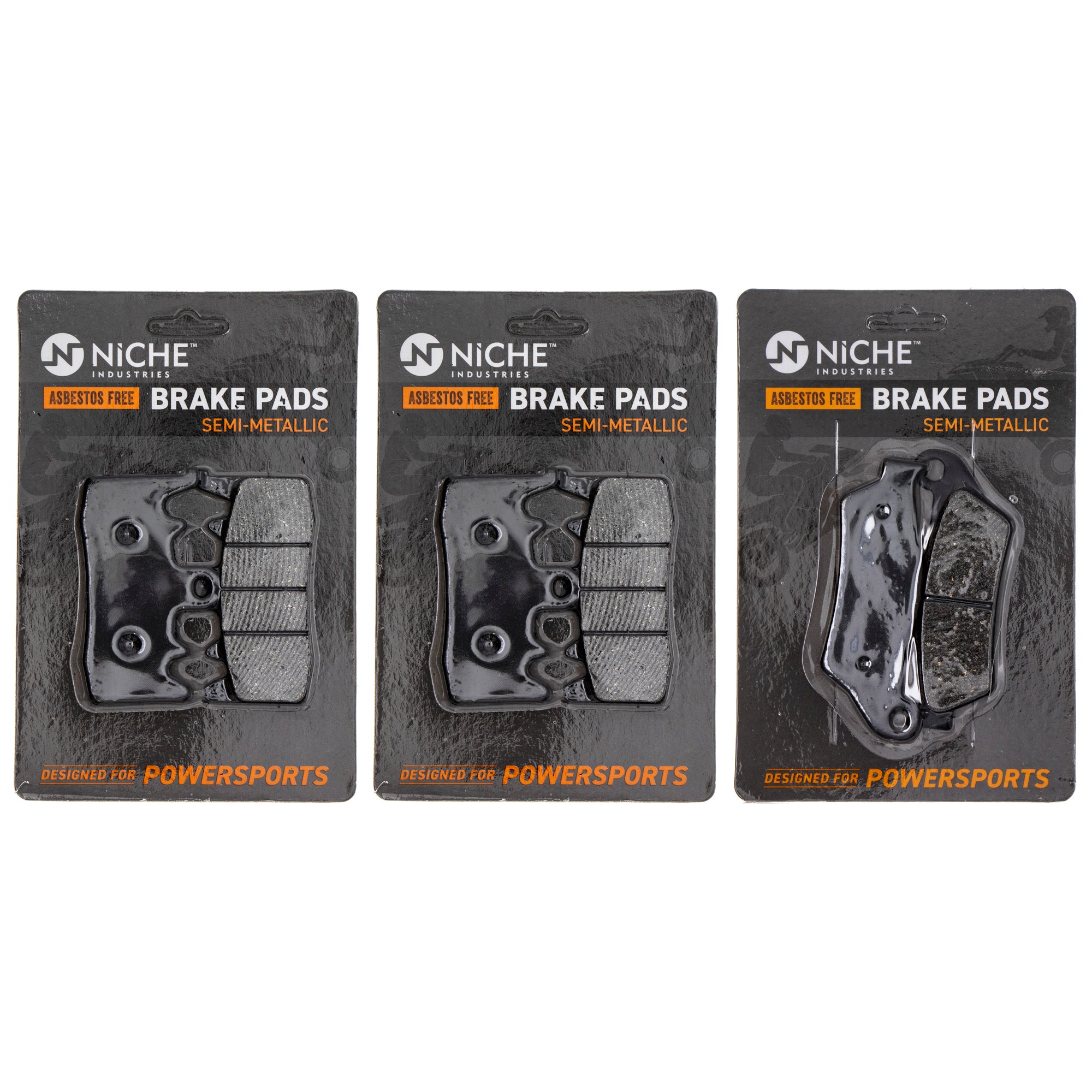 Semi-Metallic Brake Pad Set Front/Rear for zOTHER Triumph Ducati BMW S1000XR R1200RT NICHE MK1002704