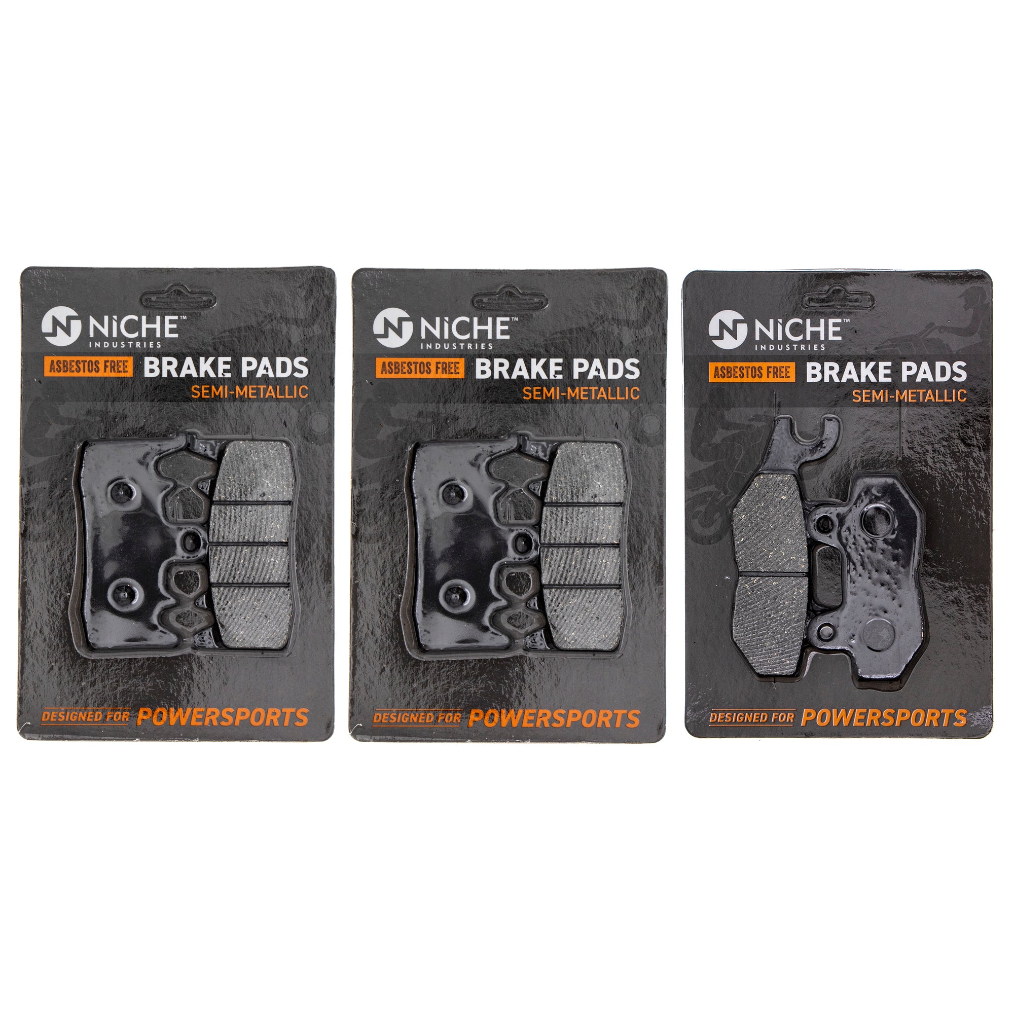 Semi-Metallic Brake Pad Set for zOTHER Triumph Ducati BMW Tiger T2025045 T2022458 NICHE MK1002706