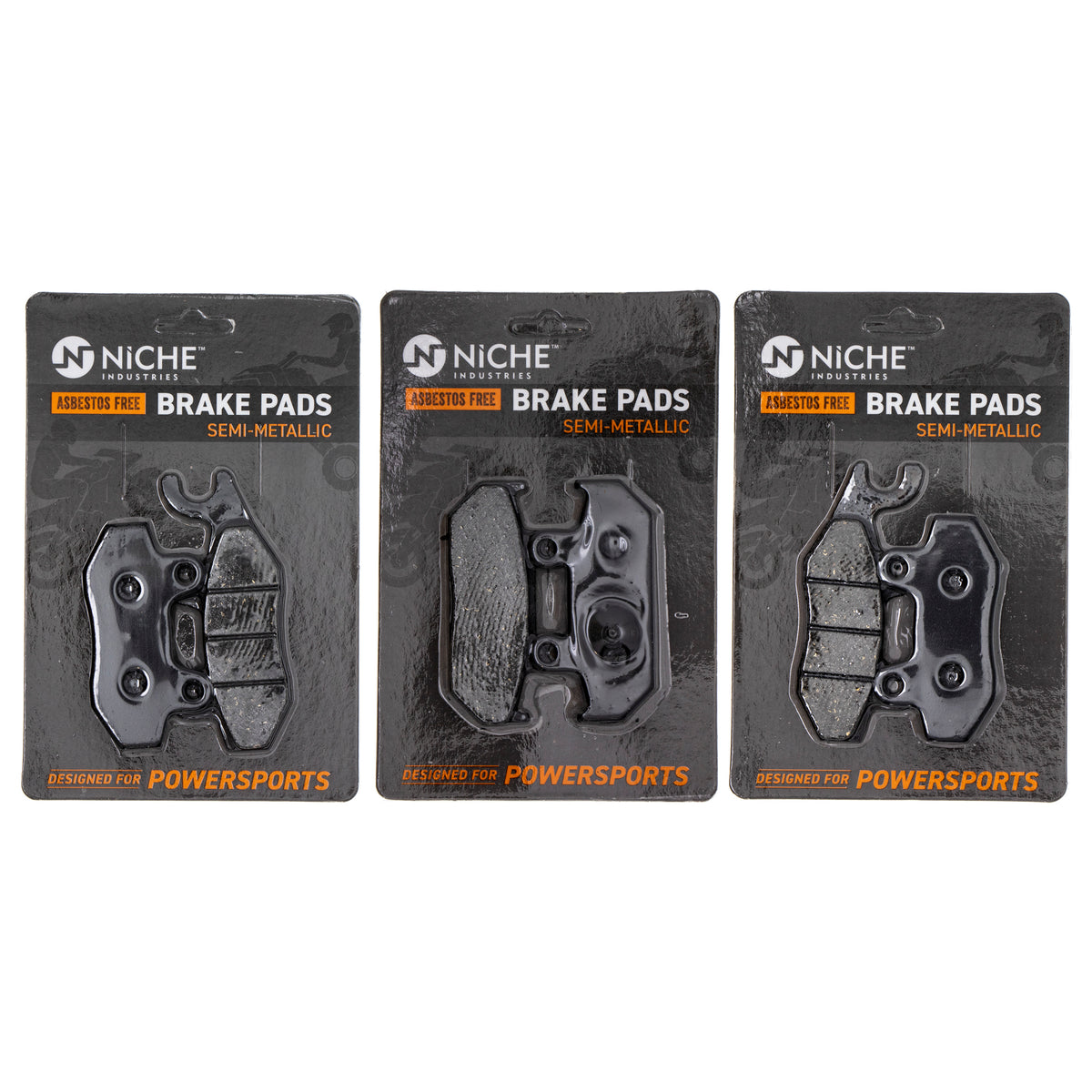 Semi-Metallic Brake Pad Set Front/Rear for zOTHER Suzuki Kawasaki Burgman 59100-05830 NICHE MK1002722