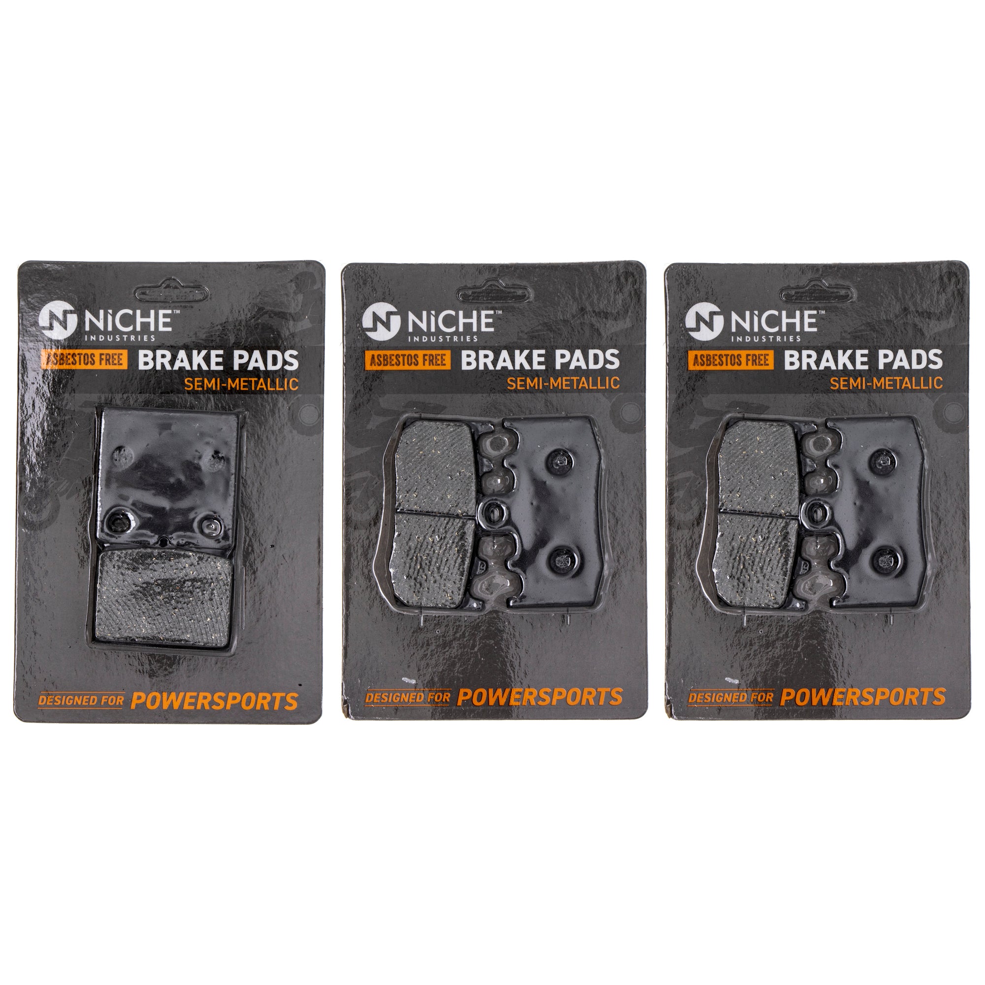 Semi-Metallic Brake Pad Set Front/Rear for zOTHER BMW K1200RS K1200GT 34117660448 NICHE MK1002728