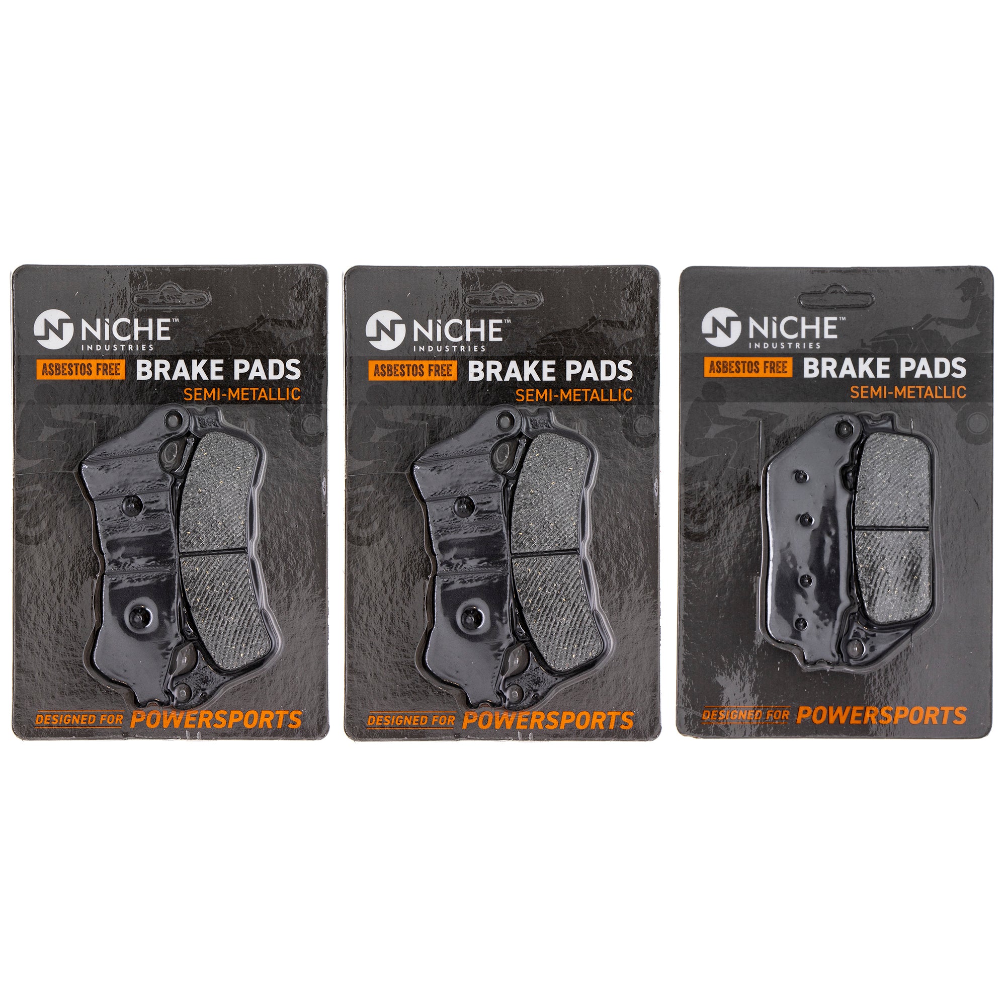 Semi-Metallic Brake Pad Set Front/Rear for zOTHER Honda CB1000R 06455-MFA-D13 NICHE MK1002736