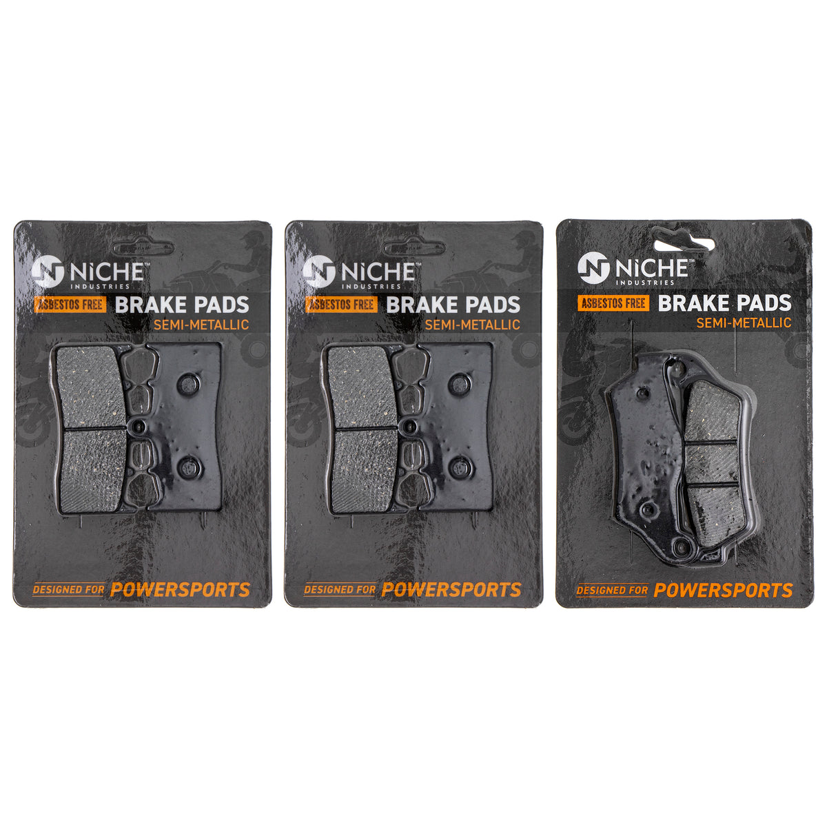 Semi-Metallic Brake Pad Set Front/Rear for zOTHER BMW K1300R K1200S K1200R 34117690170 NICHE MK1002746