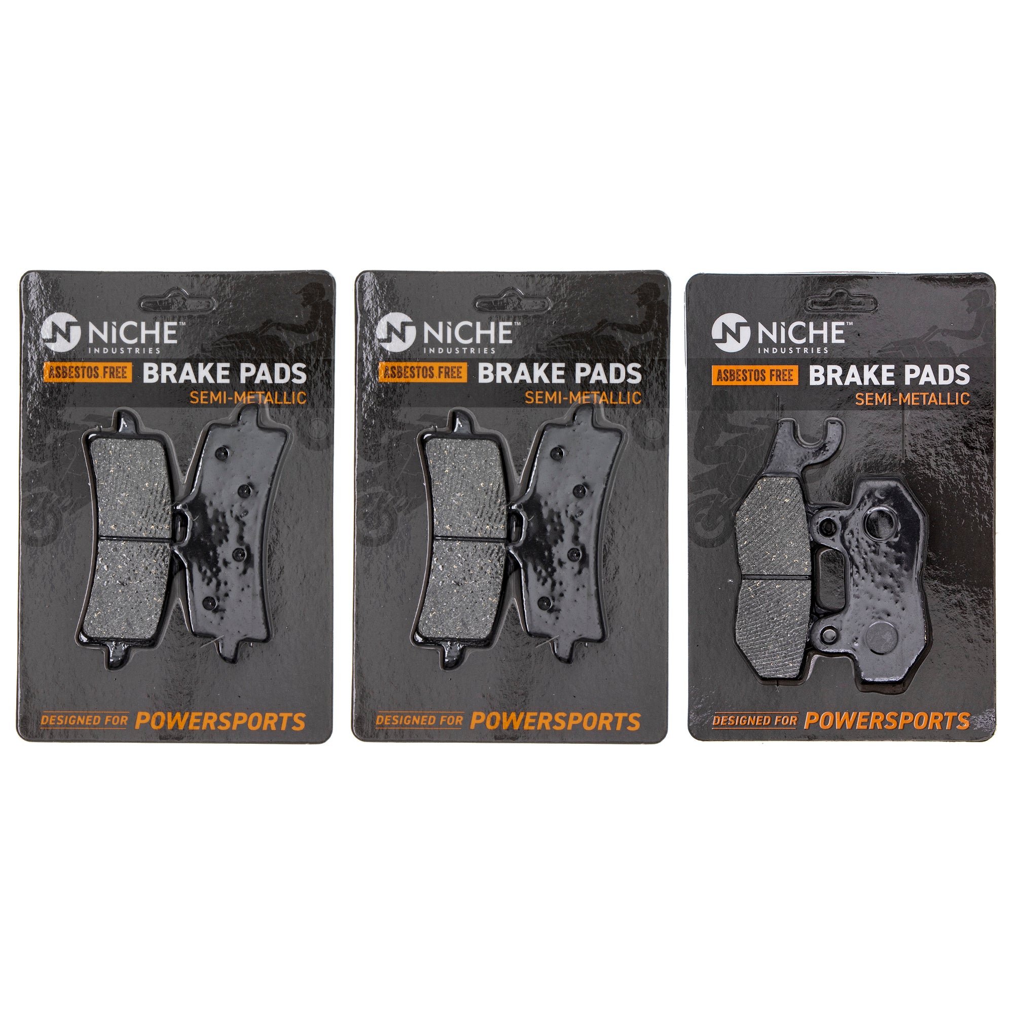 Semi-Metallic Brake Pad Set for Triumph Thruxton T2022955 T2021451 NICHE MK1002748