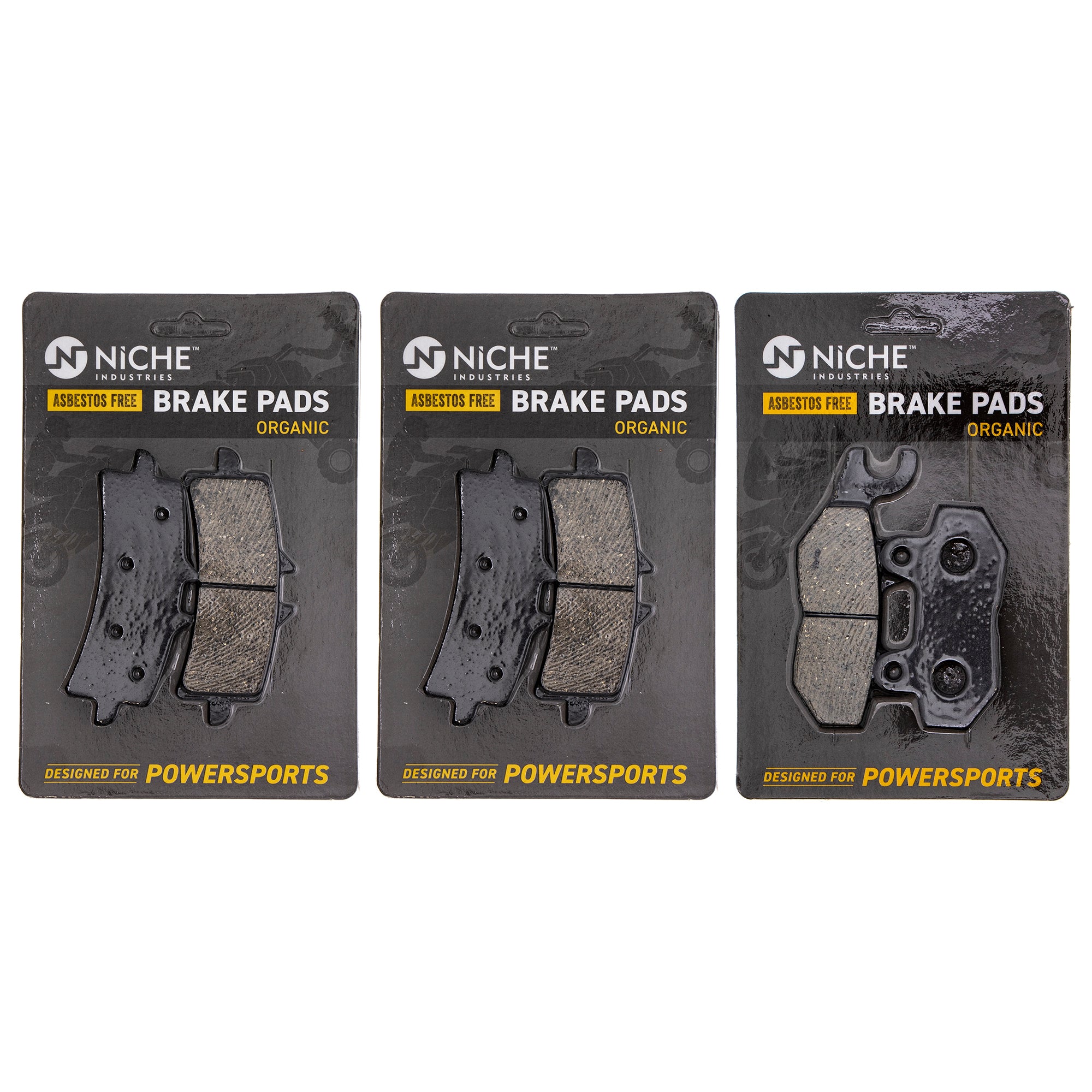 Organic Brake Pad Set for Triumph Thruxton T2022955 T2021451 NICHE MK1002749
