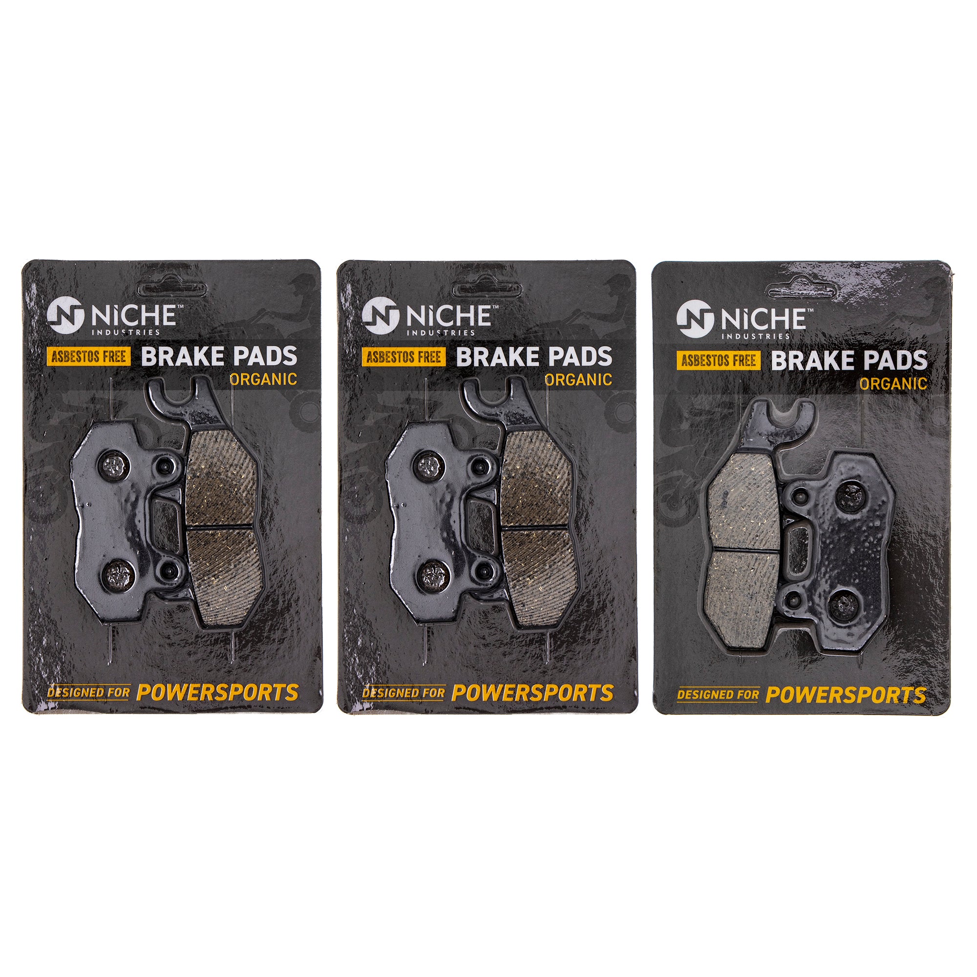 Organic Brake Pad Set for zOTHER Triumph Trophy Trident Tiger Sprint T2020555 T2020072 NICHE MK1002755