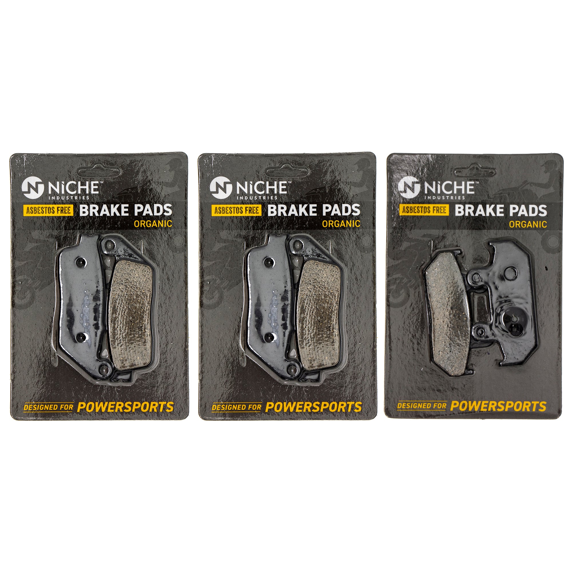 Brake Pad Kit Front/Rear for Suzuki Burgman 69100-10840 59100-21870 59100-21860 NICHE MK1002765