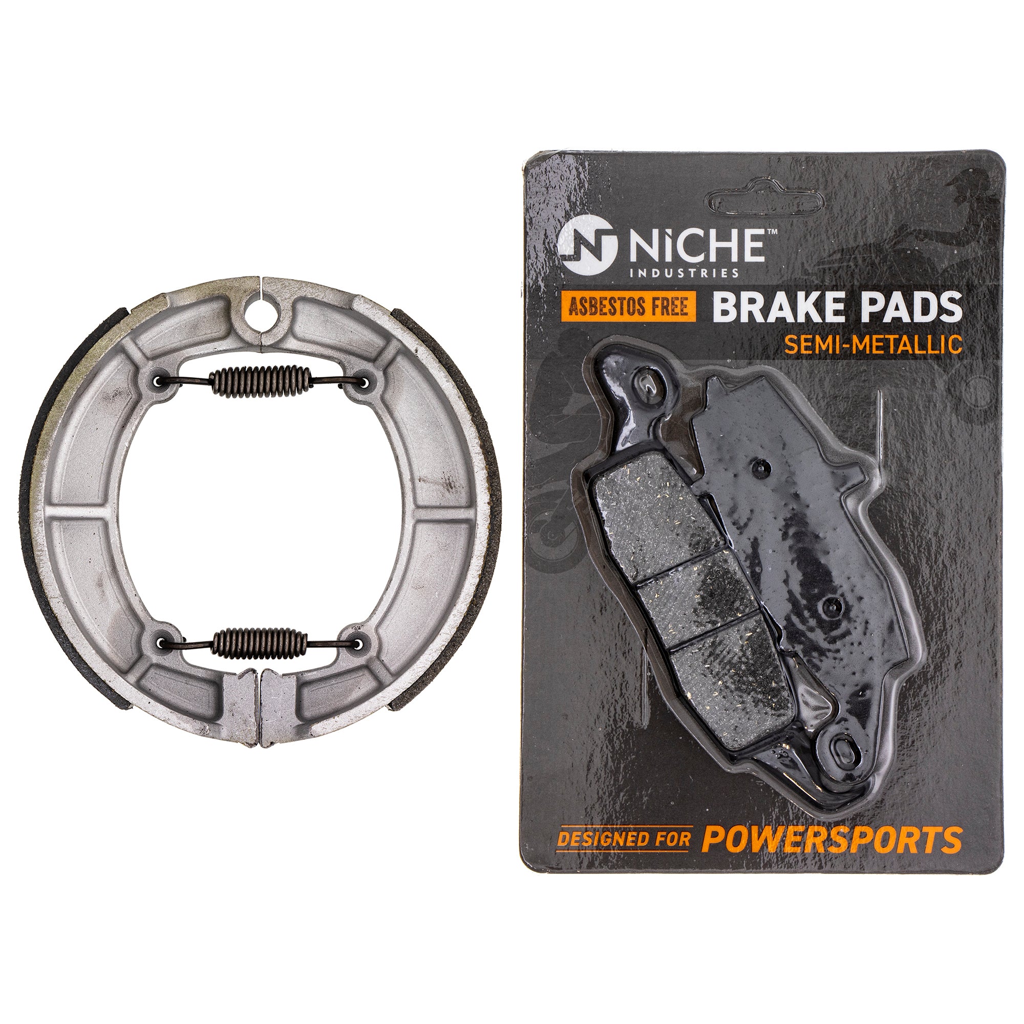 Semi-Metallic Brake Pad Set Front/Rear for zOTHER Kawasaki Vulcan 41048-1070 43082-1265 NICHE MK1002781
