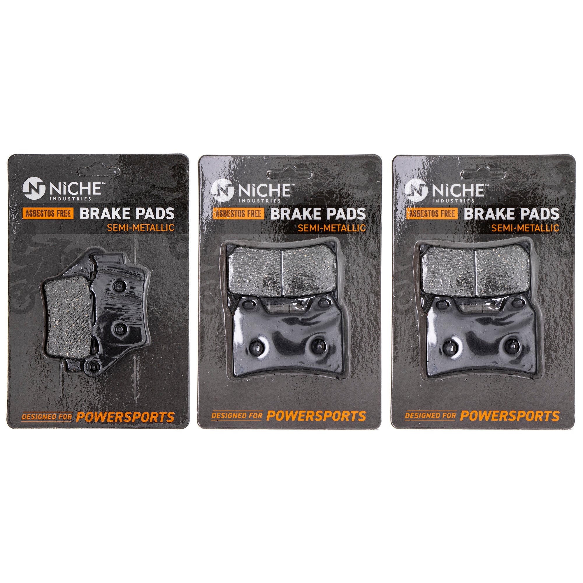 Semi-Metallic Brake Pad Set Front/Rear for zOTHER Victory KTM BMW G650X F800ST F800S F800R NICHE MK1002784