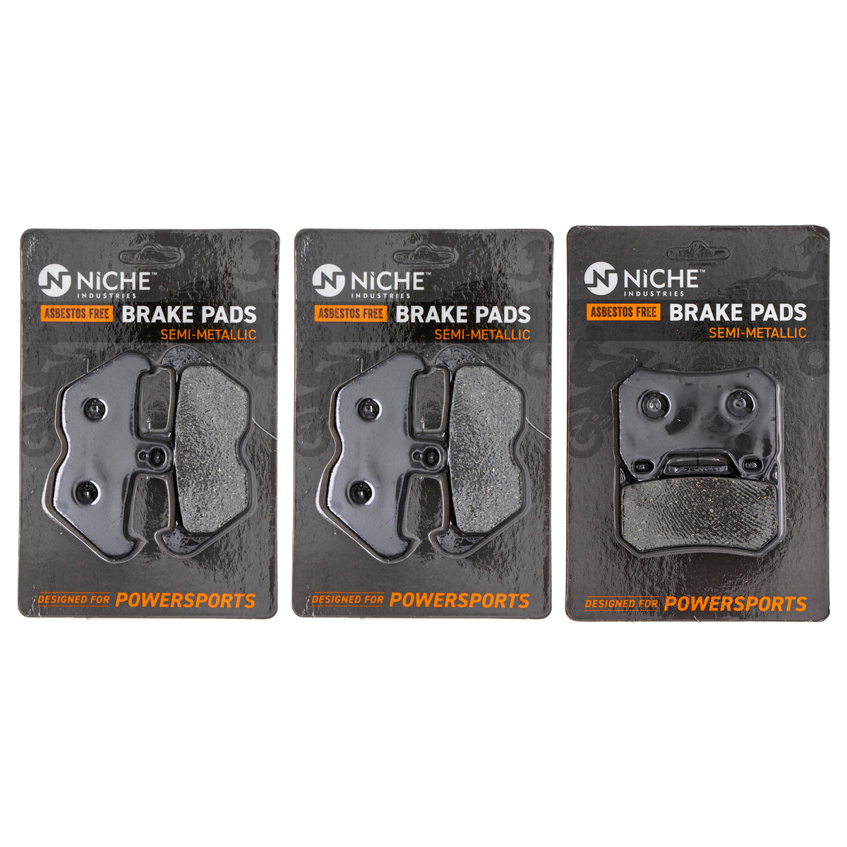 Semi-Metallic Brake Pad Set Front/Rear for zOTHER BMW K1200LT 34117663764 34217680375 NICHE MK1002801