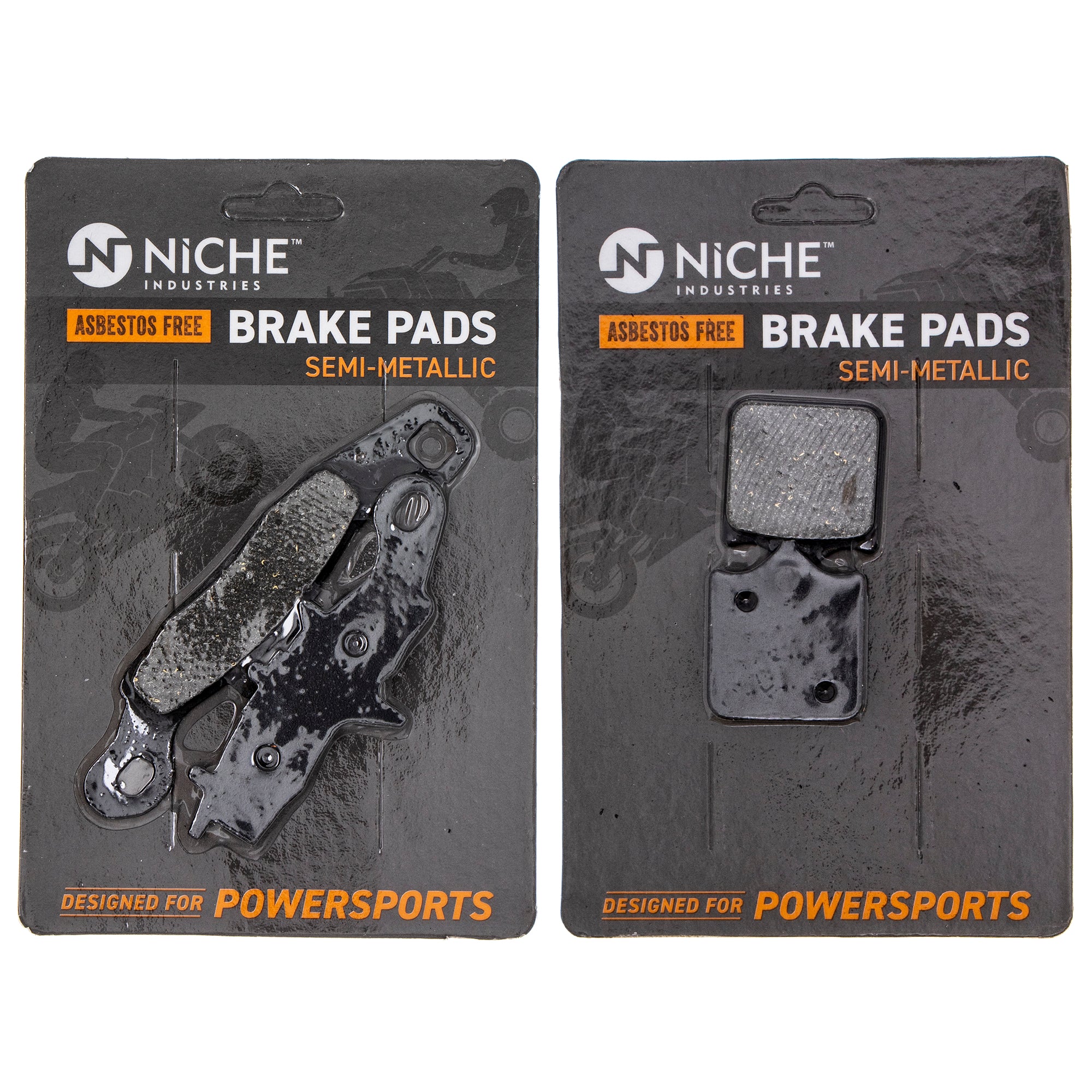 Semi-Metallic Brake Pad Set Front/Rear for Suzuki RM85L RM85 69100-03880 59301-03820 NICHE MK1002805